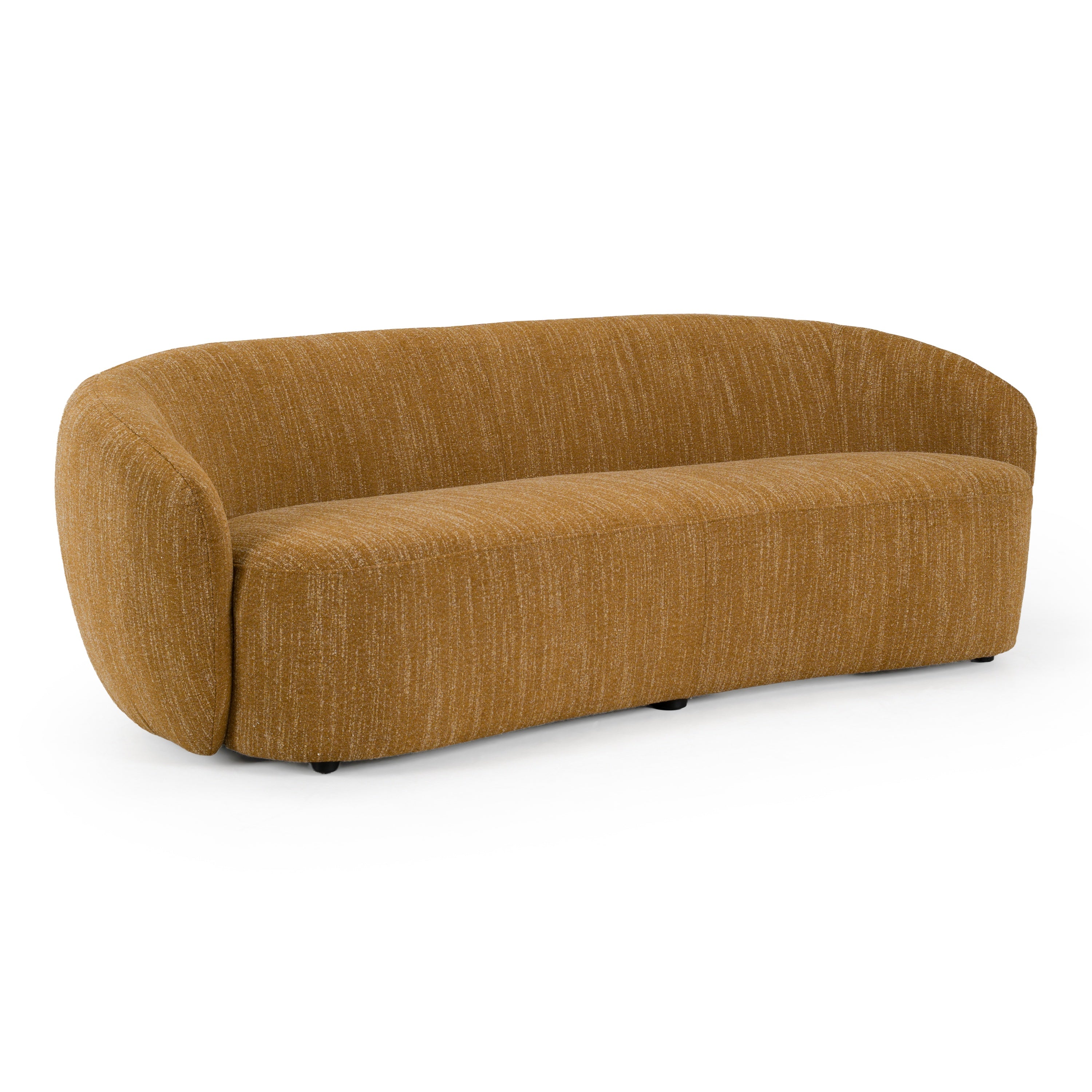 Norris Modern Mustard Fabric Sofa