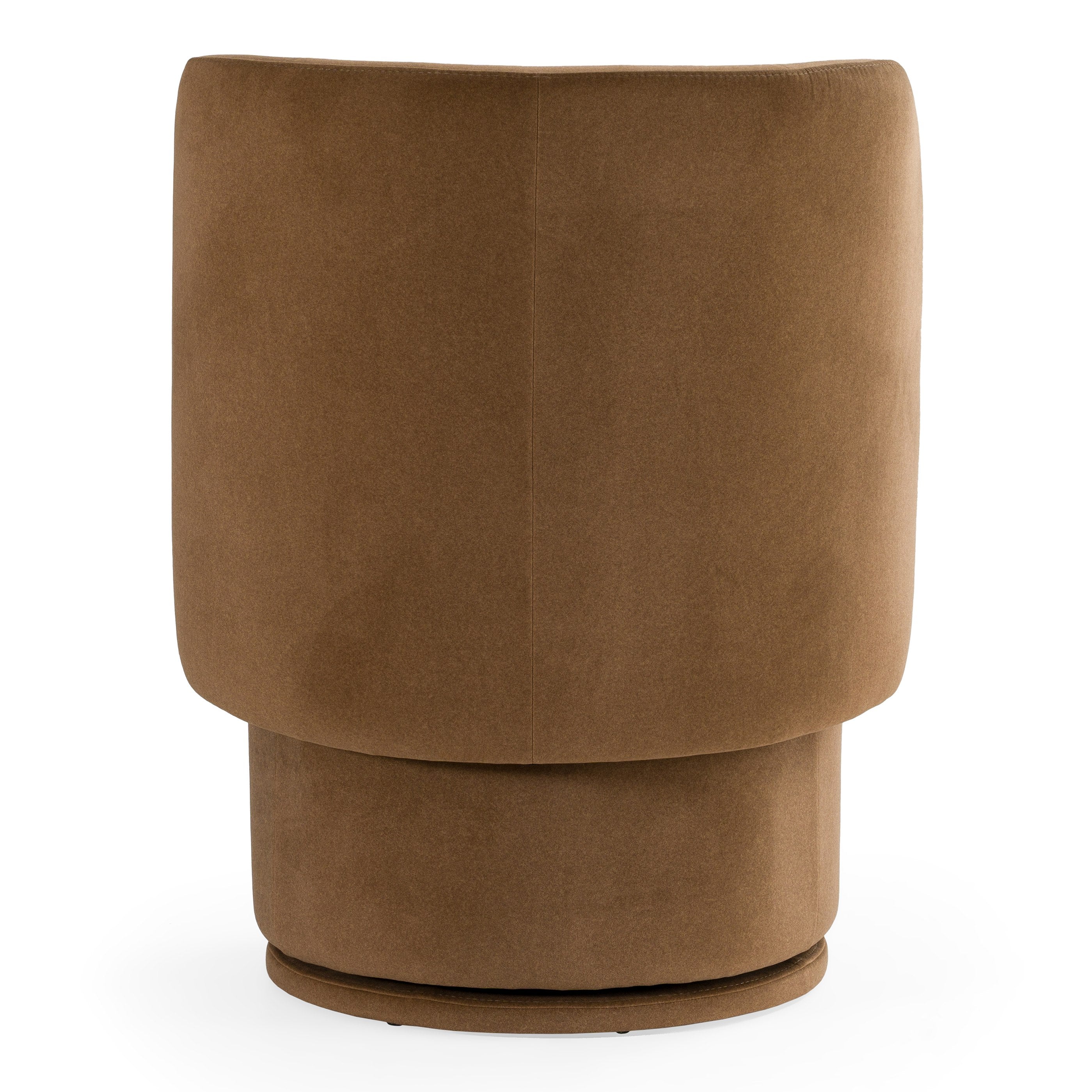 Norris Modern Fabric Swivel Dining Chair