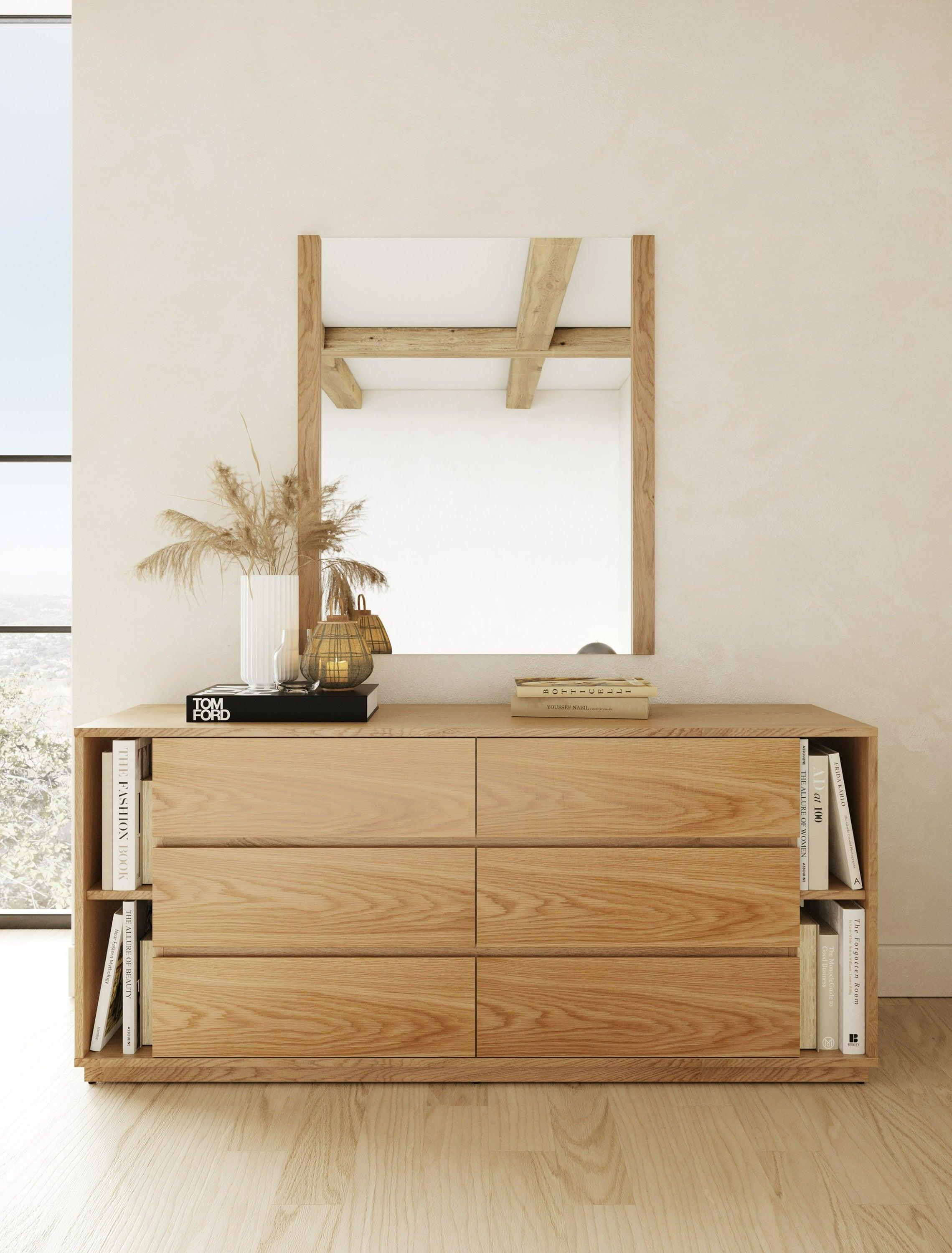 Nova Domus Jagger Modern Natural Mirror