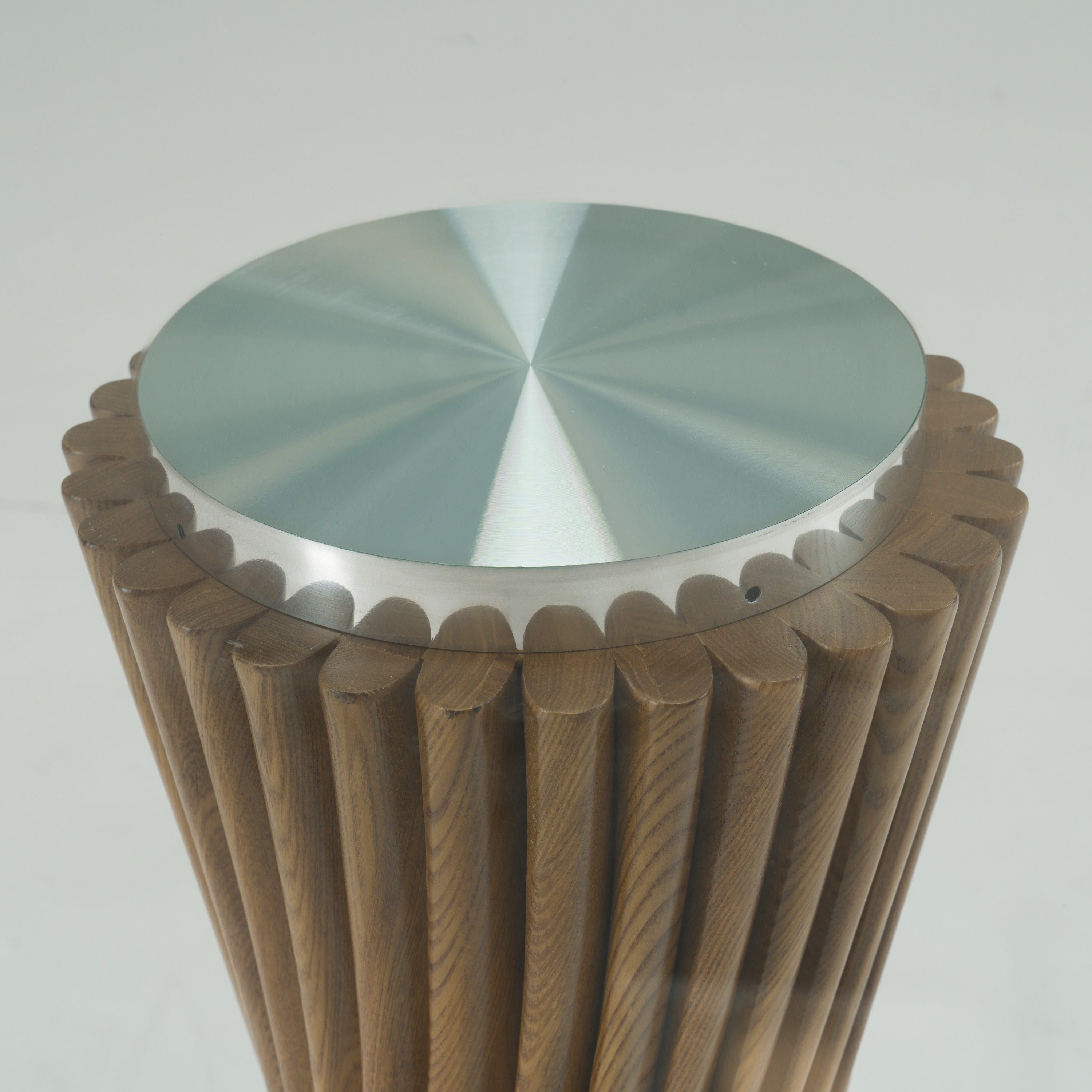 Ocasio Modern Glass and Round Dining Table