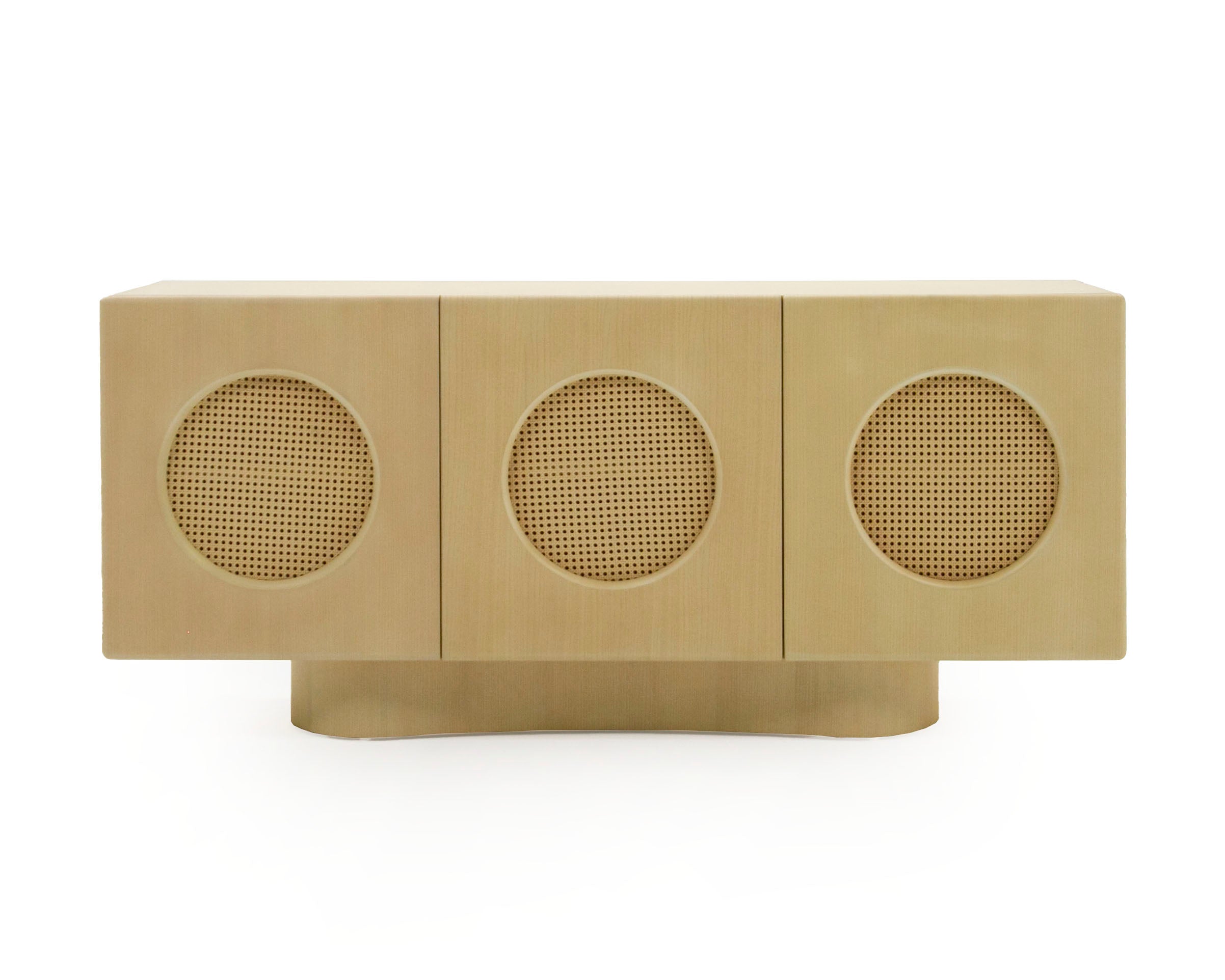 Nova Domus Osaka Modern Natural Ash Rattan Buffet