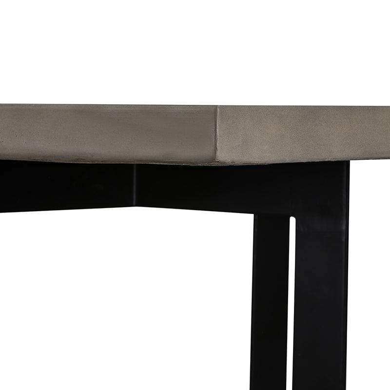 Modrest Sharon Modern Concrete Metal Dining Table