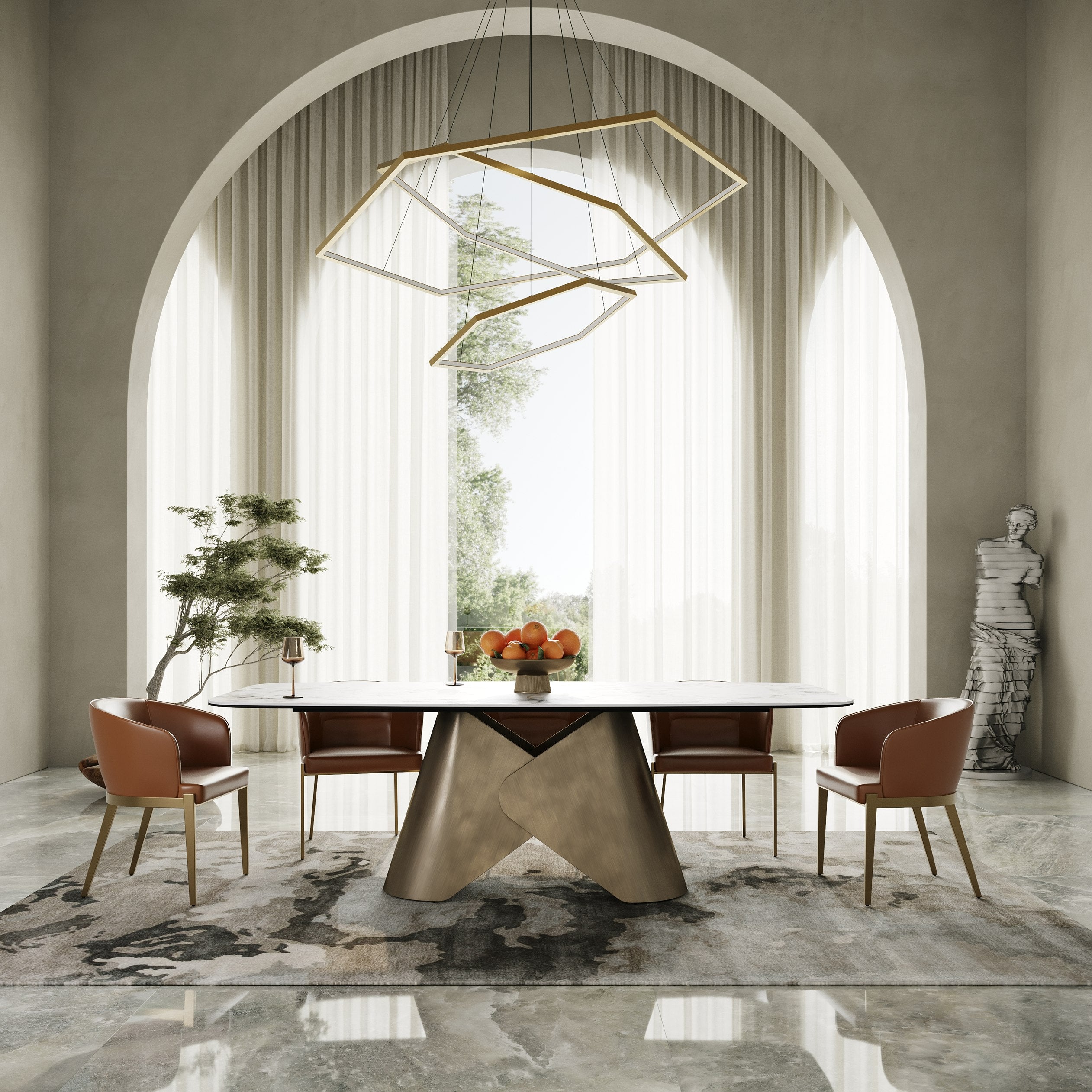 Paulsen Modern Ceramic Dining Table