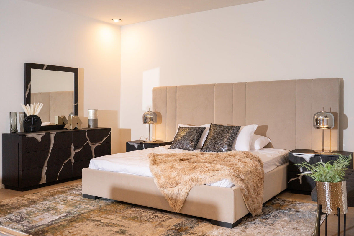 Penelope Modern Velvet Bed
