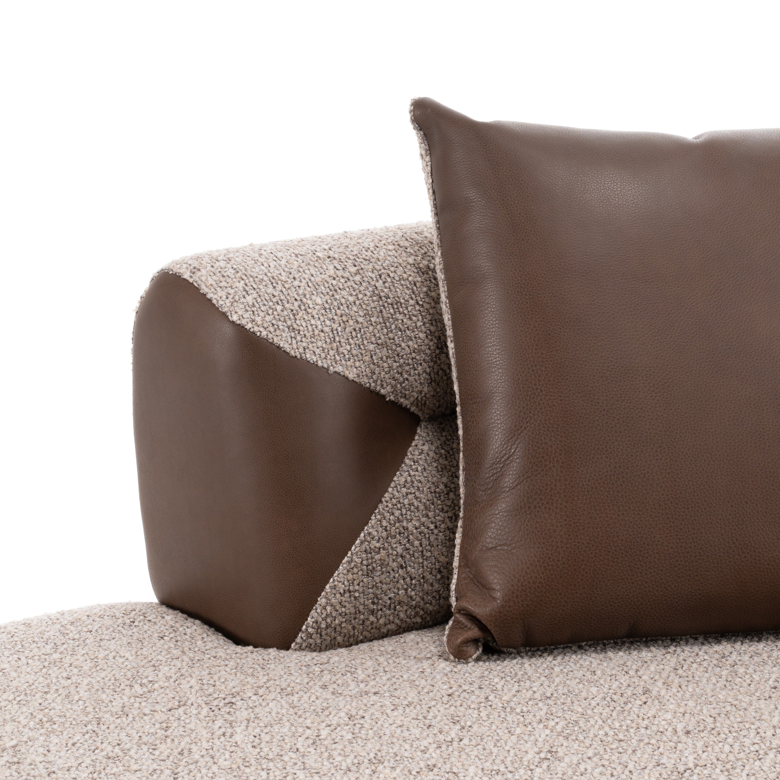 Plume Modern Fabric Sectional Sofa
