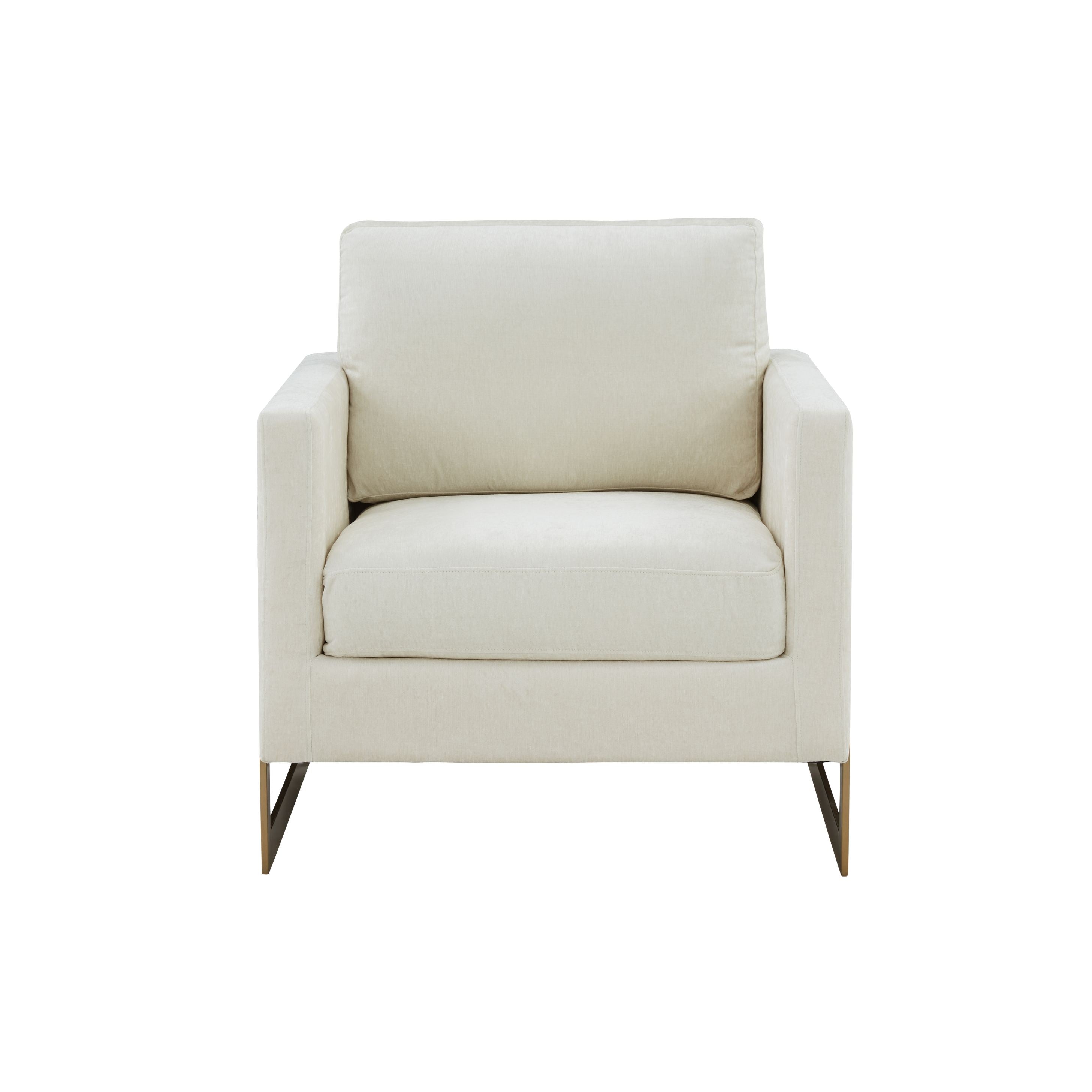 Modrest Prince - Contemporary + Fabric Accent Chair-Lounge Chair-VIG-Wall2Wall Furnishings