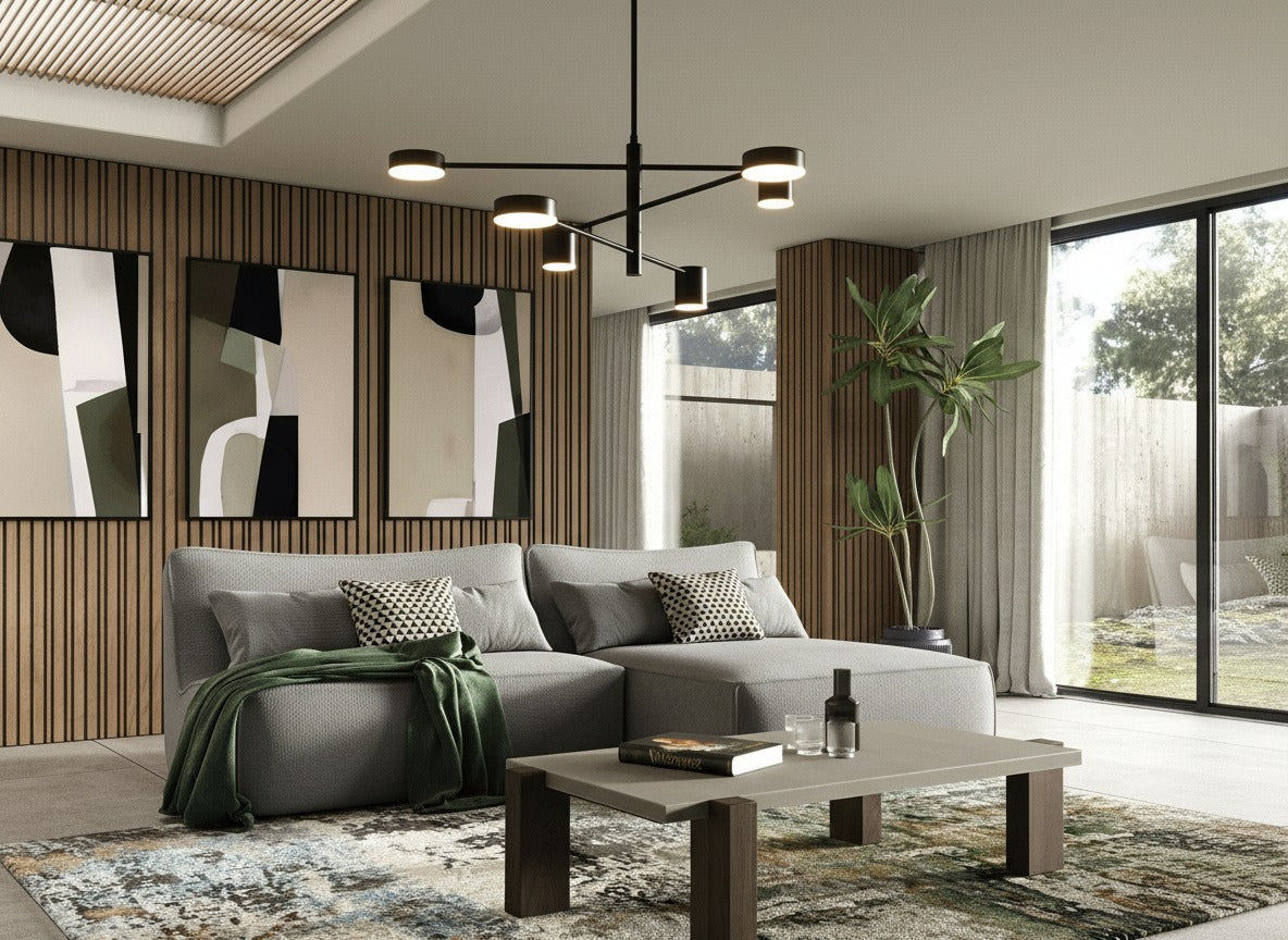 Racine Modern Fabric Modular Sectional Sofa