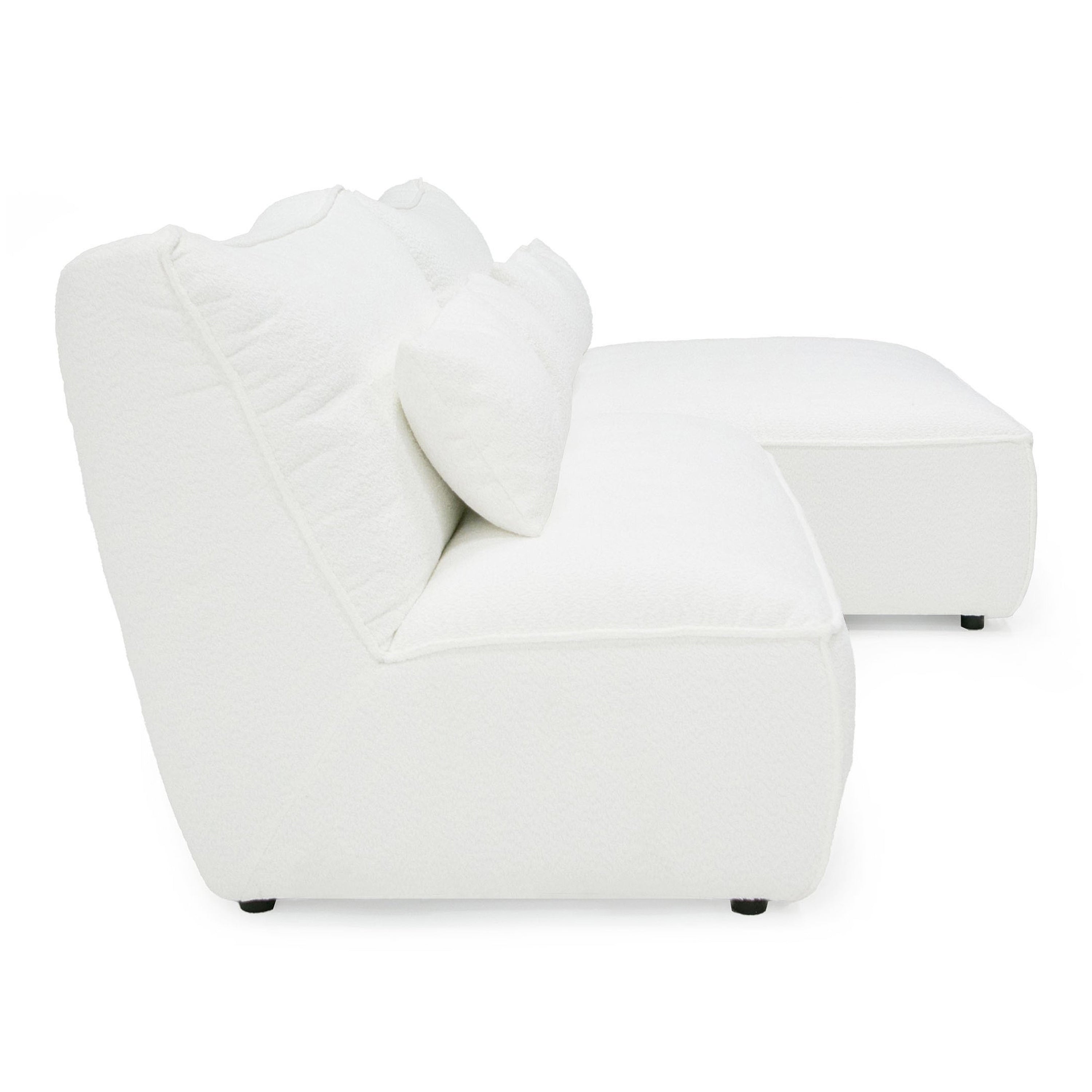 Racine Modern Fabric Modular Sectional Sofa