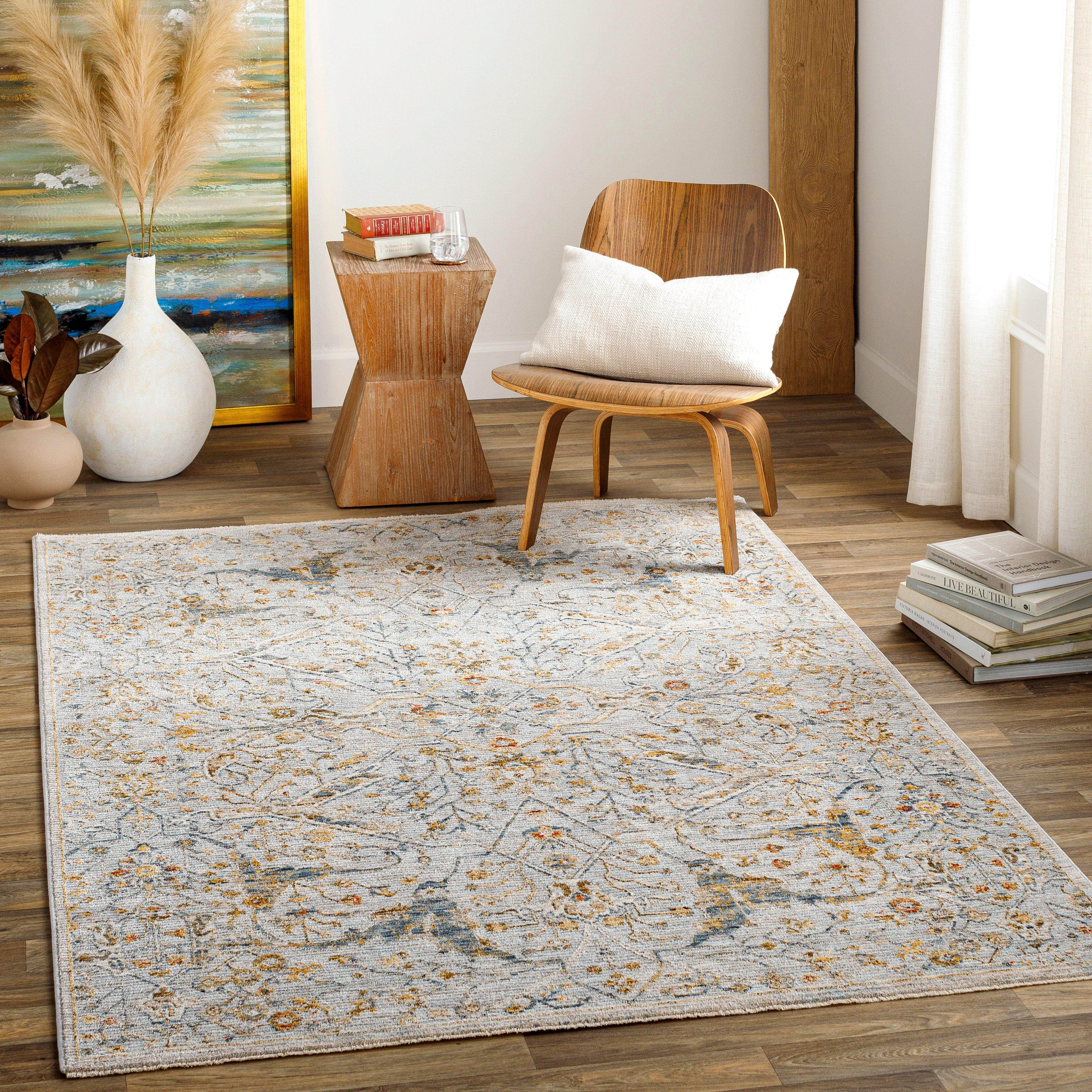 Reina Area Rug 1-Indoor Area Rug-Surya-Wall2Wall Furnishings