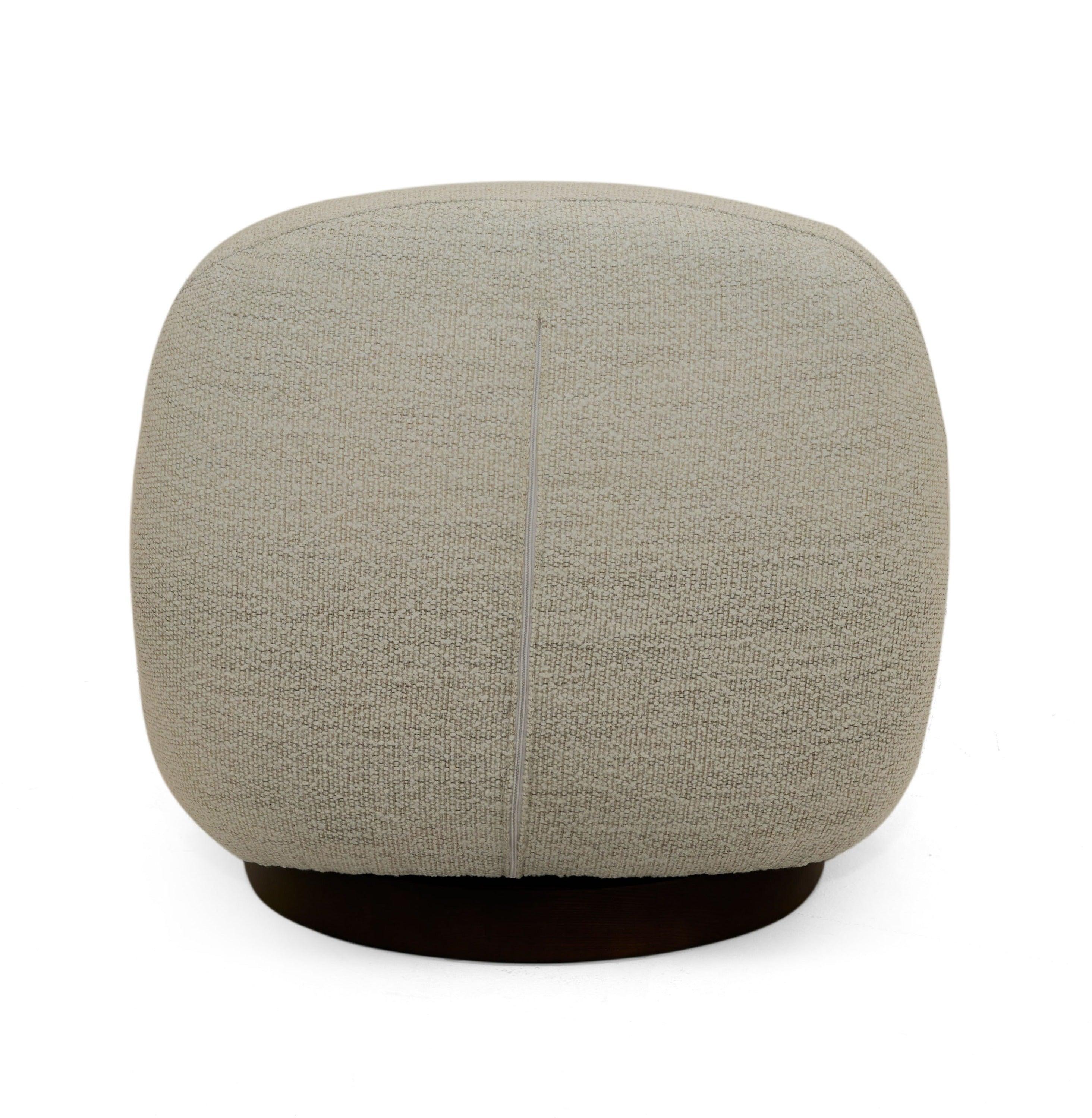 Modrest Renee Modern Fabric Swivel Chair