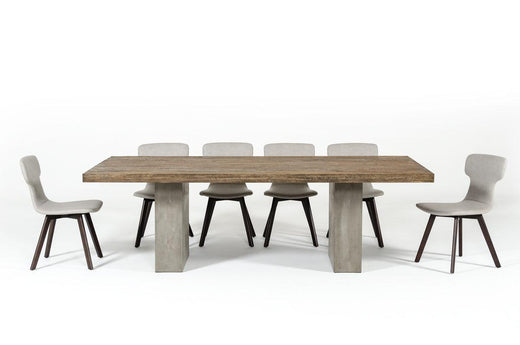 Renzo Modern Concrete 118" Dining Table