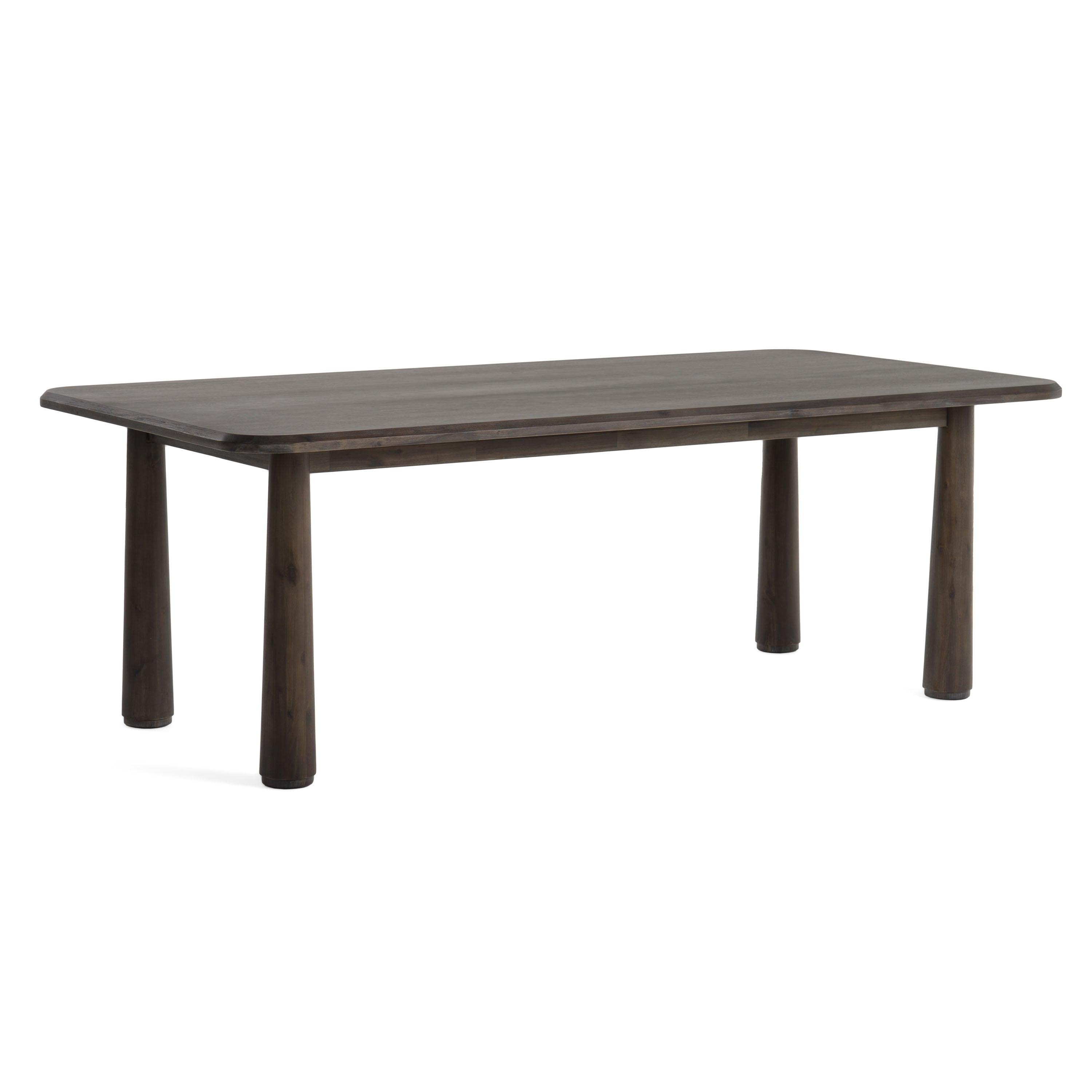 Modrest Rhea Modern 87" Dark Acacia Rectangular Dining Table