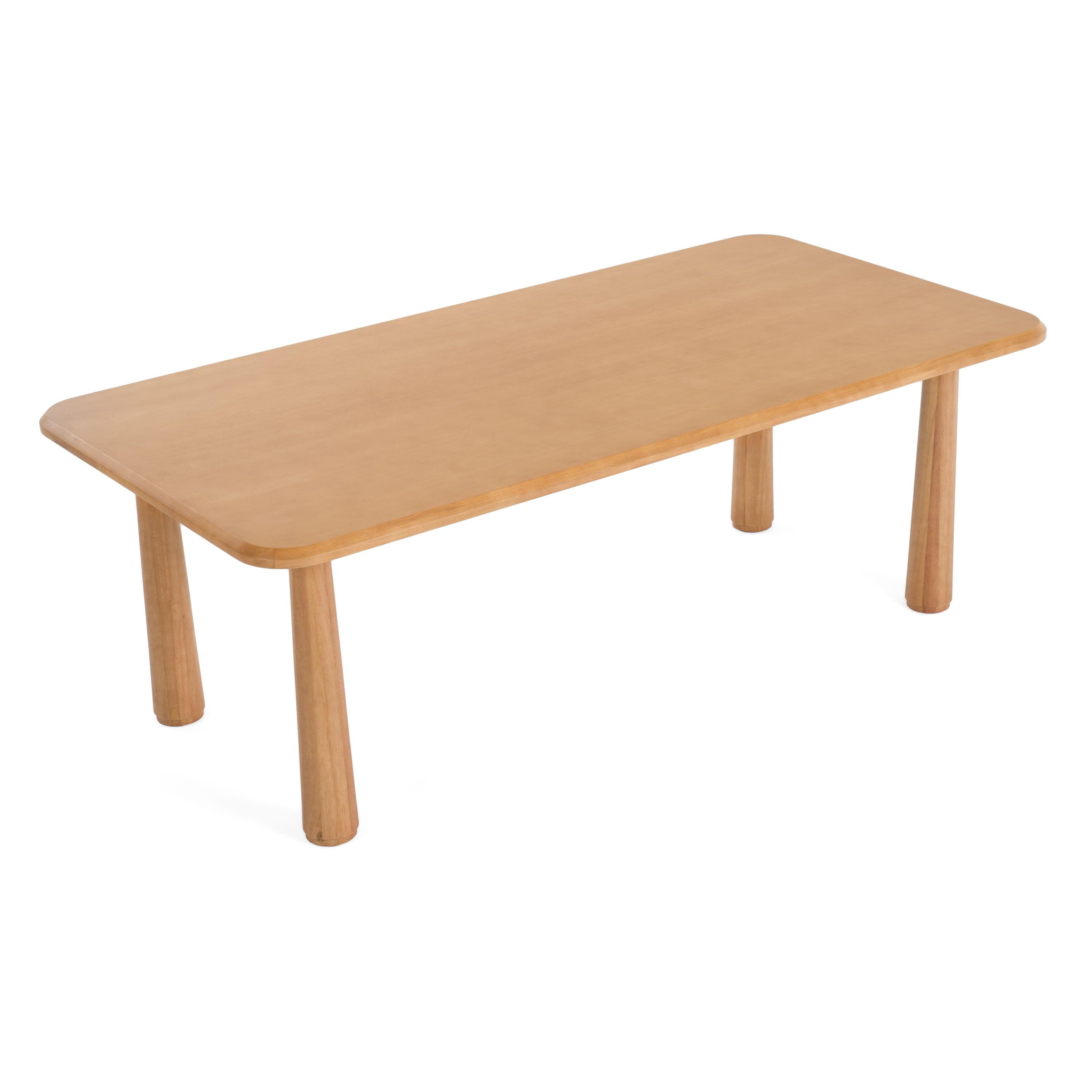 Modrest Rhea Modern 87" Natural Acacia Rectangular Dining Table