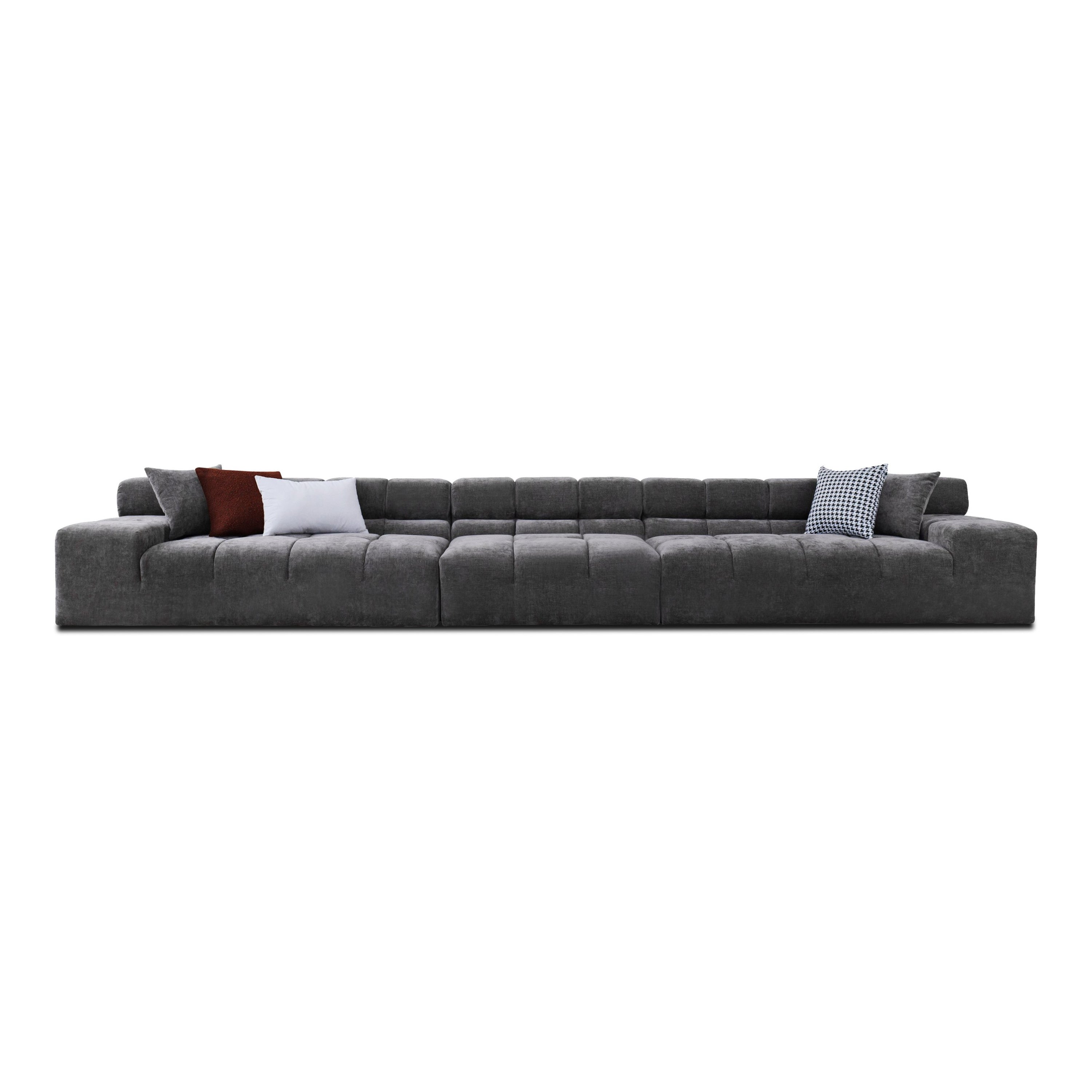 Rhonda Modern Fabric Modular Sectional Sofa