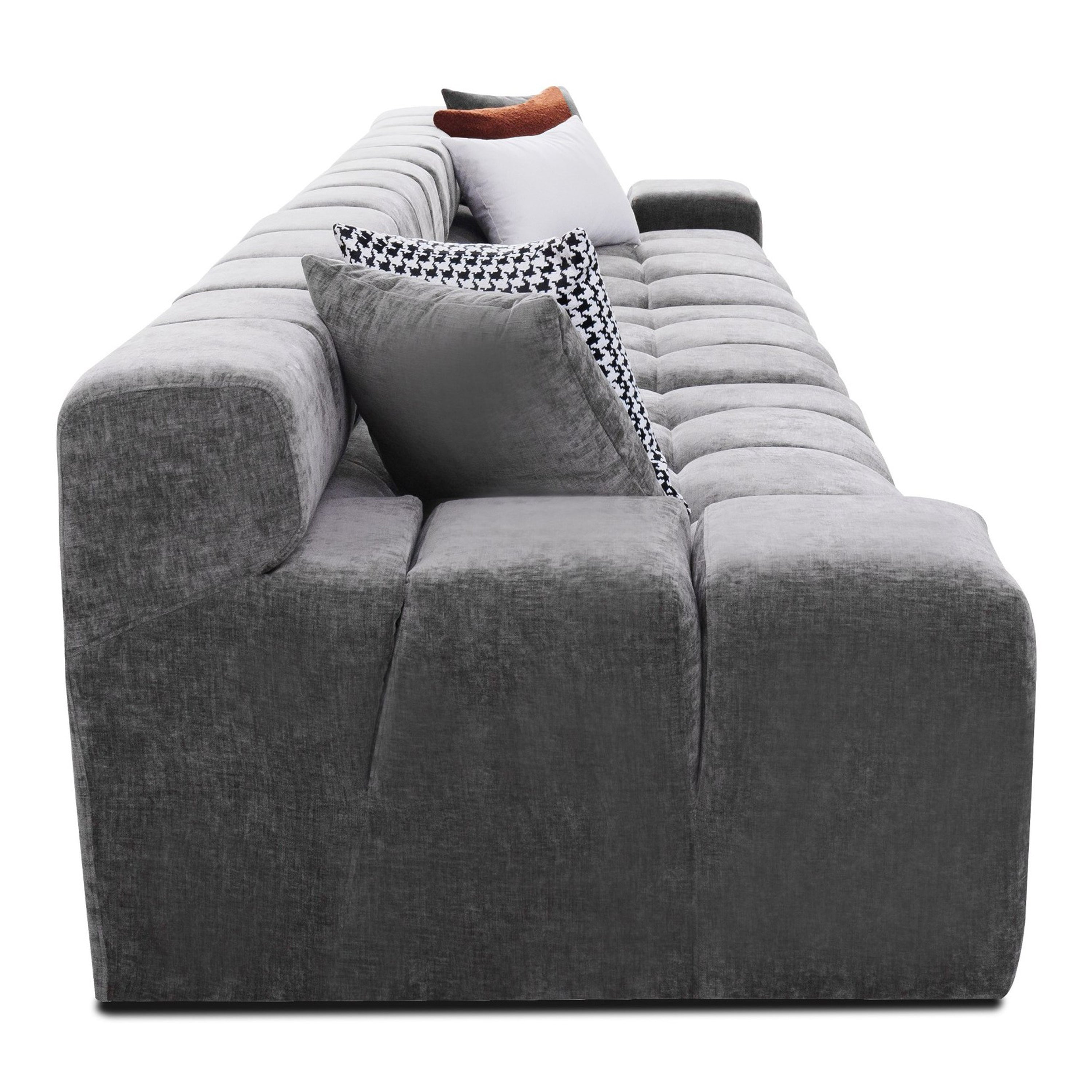 Rhonda Modern Fabric Modular Sectional Sofa