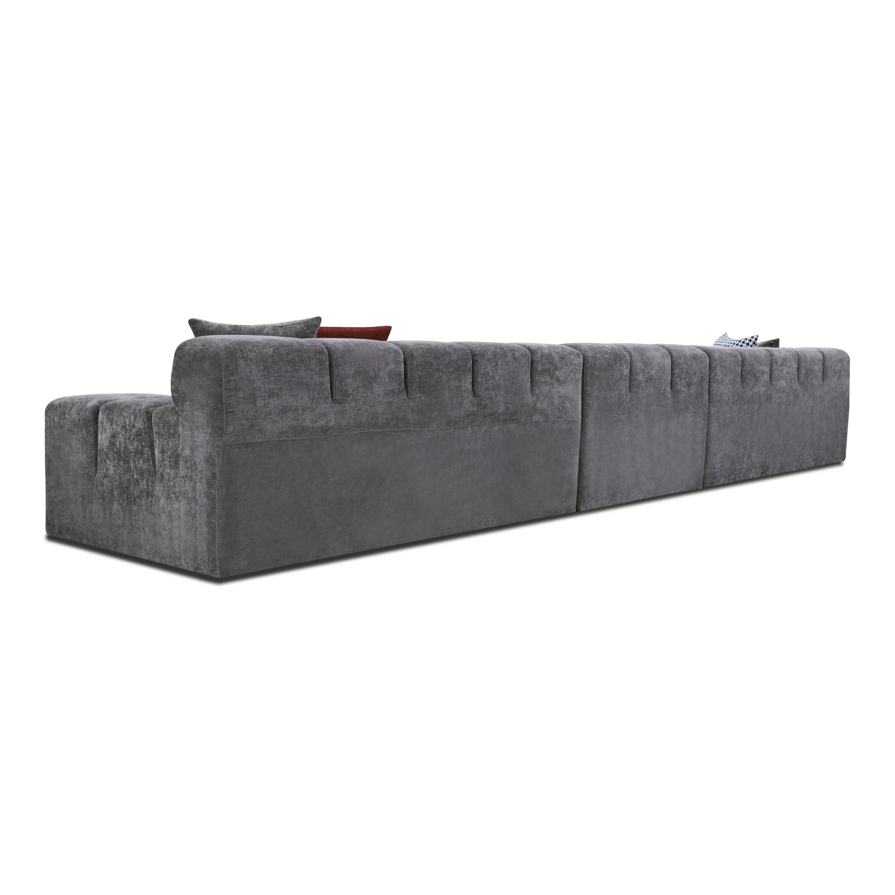 Rhonda Modern Fabric Modular Sectional Sofa