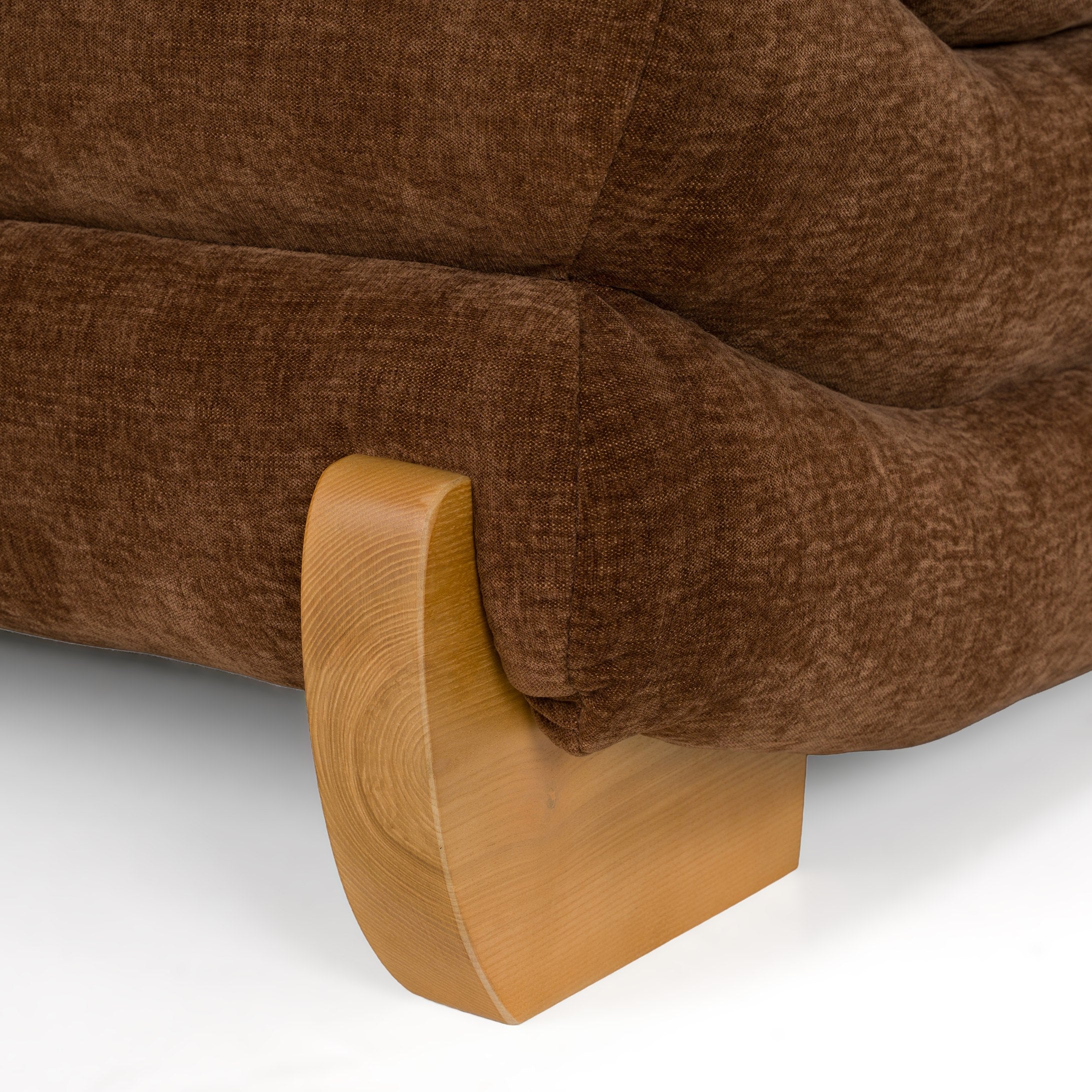 Crockett Modern Fabric Sectional Sofa