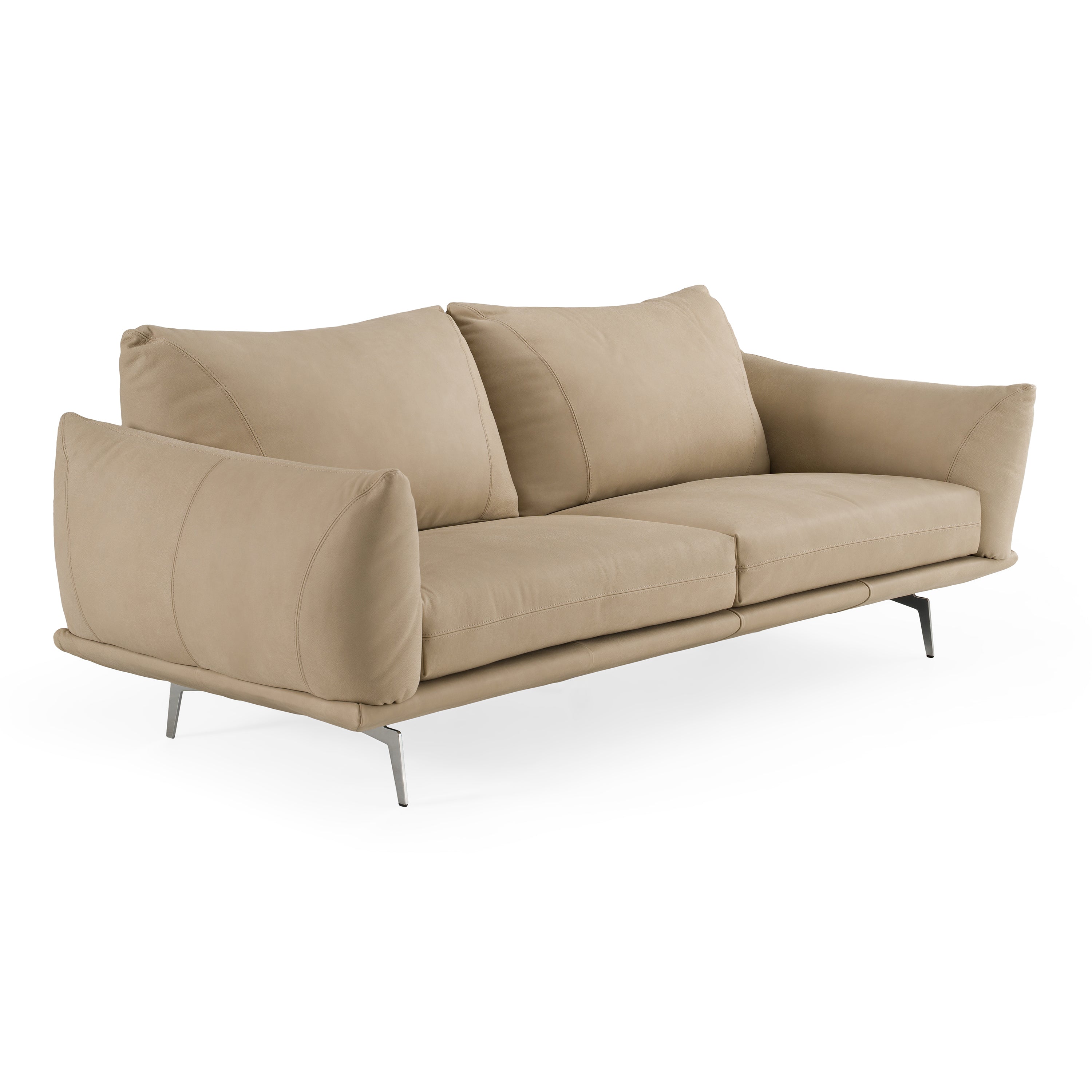 Saint Tropez Modern Italian Leather Sofa