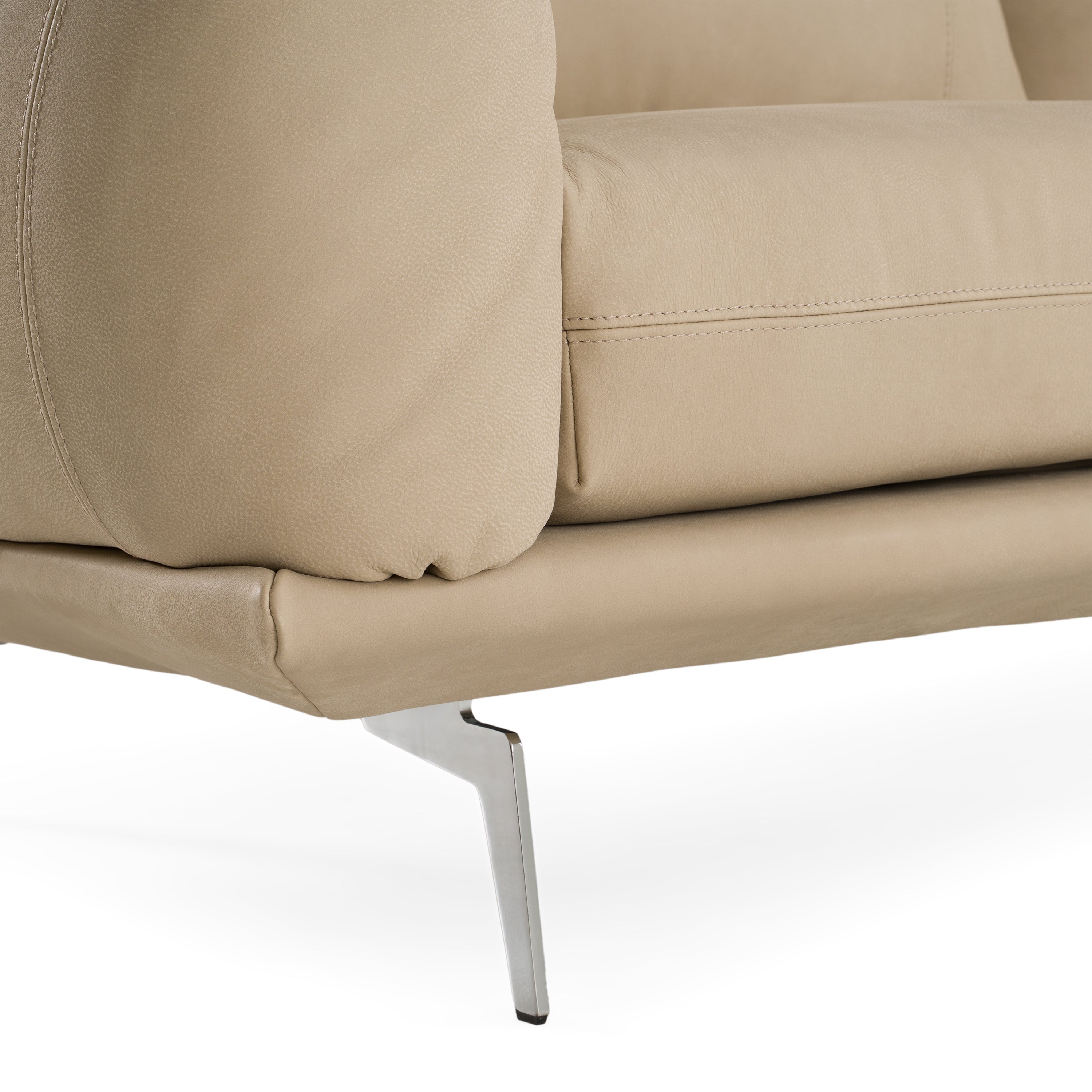 Saint Tropez Modern Italian Leather Sofa