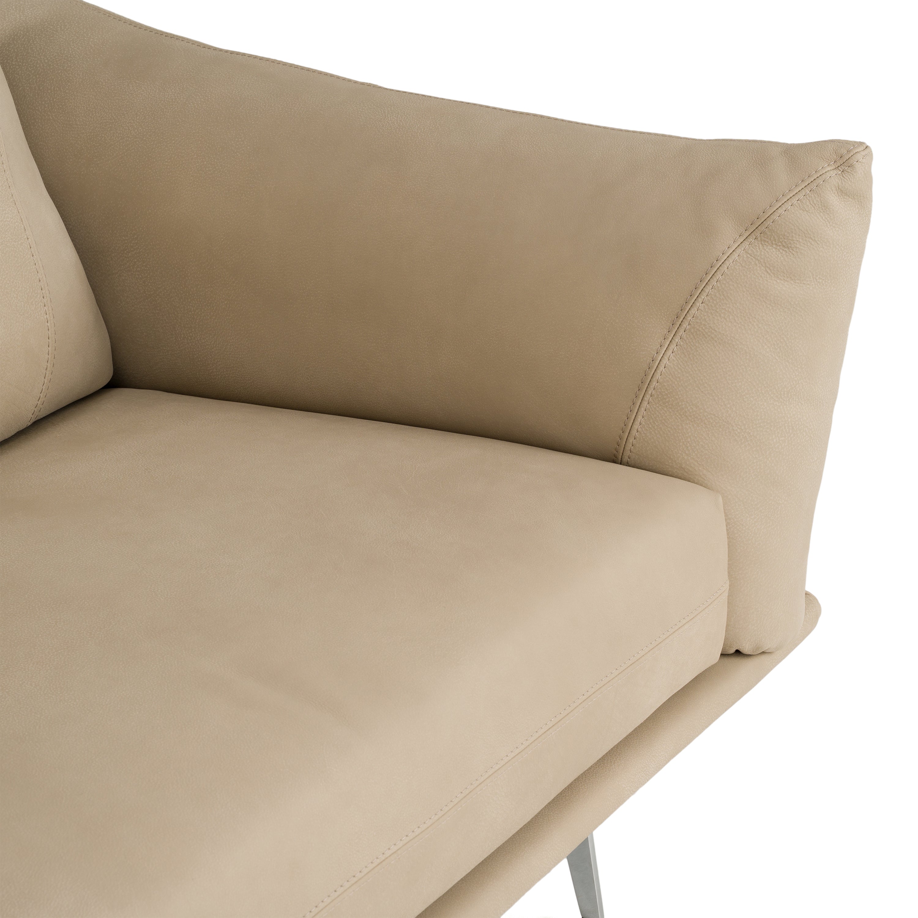Saint Tropez Modern Italian Leather Sofa