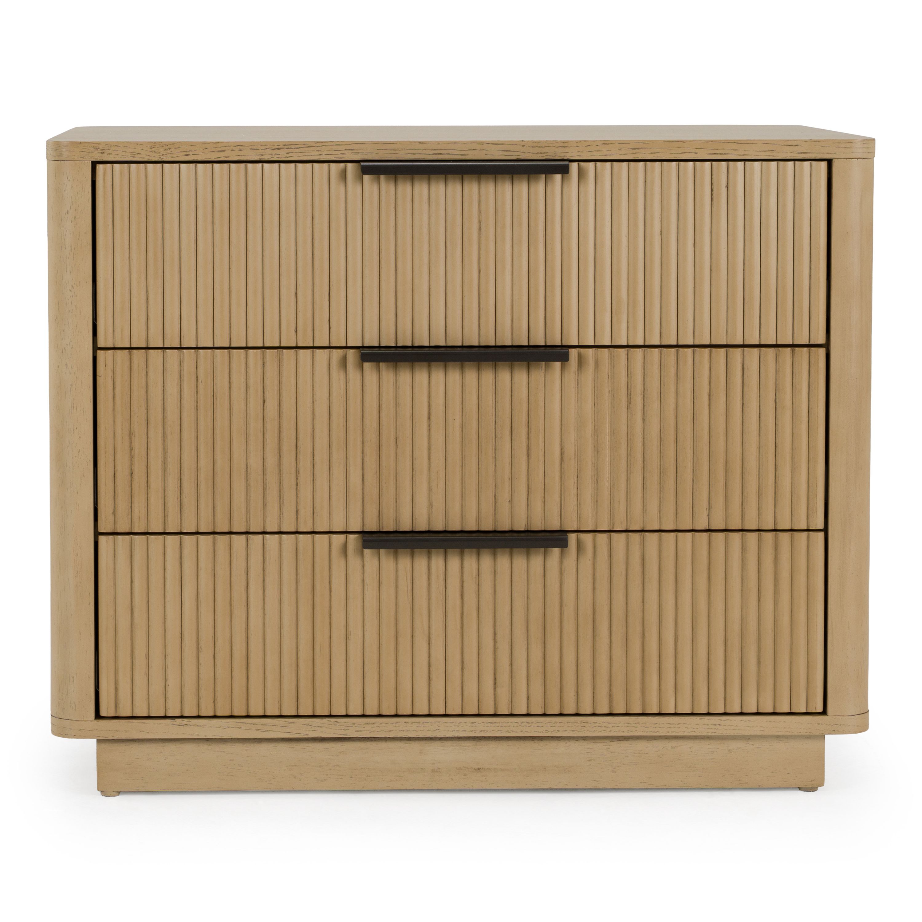 Santa Monica Modern 3 Drawer Nightstand