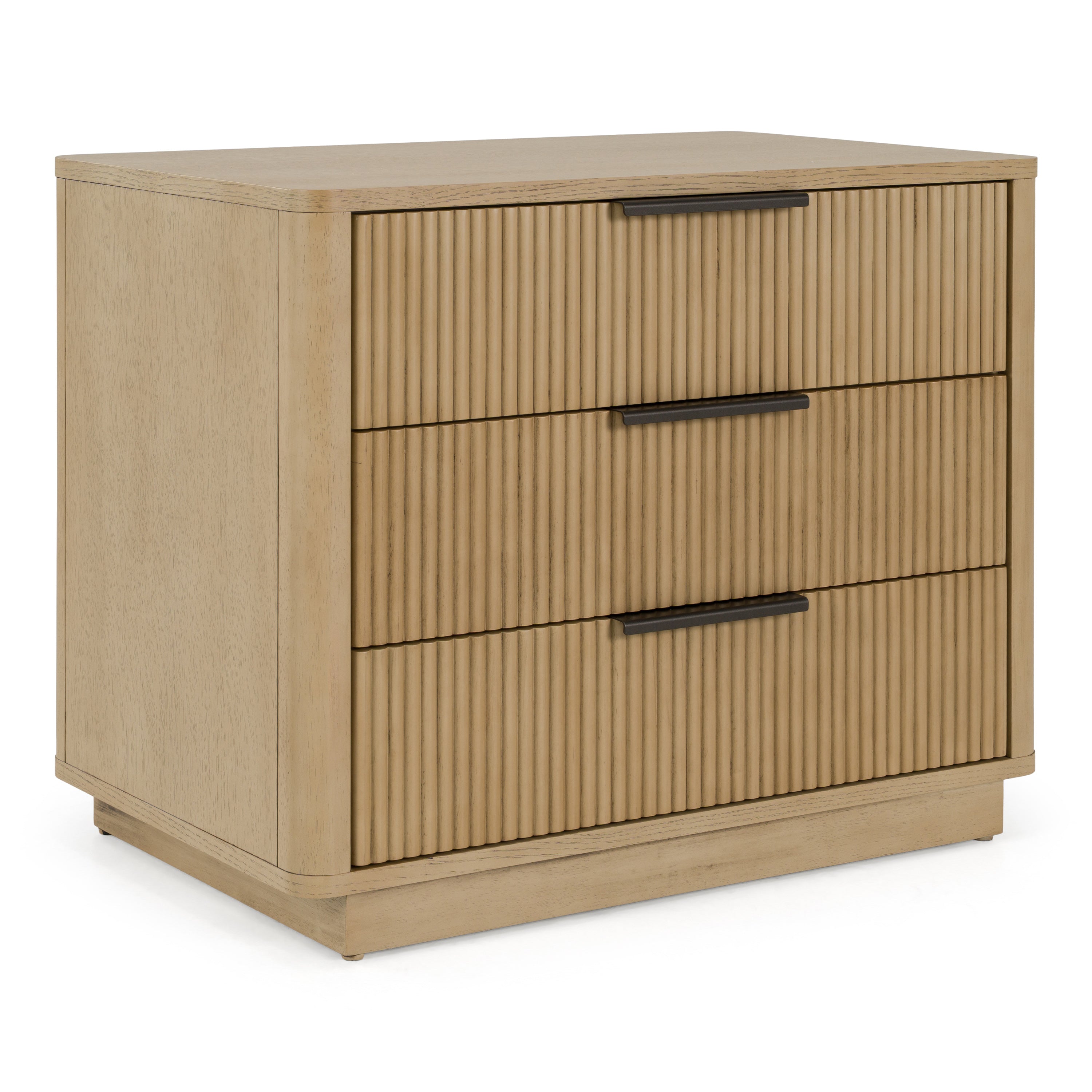 Santa Monica Modern 3 Drawer Nightstand