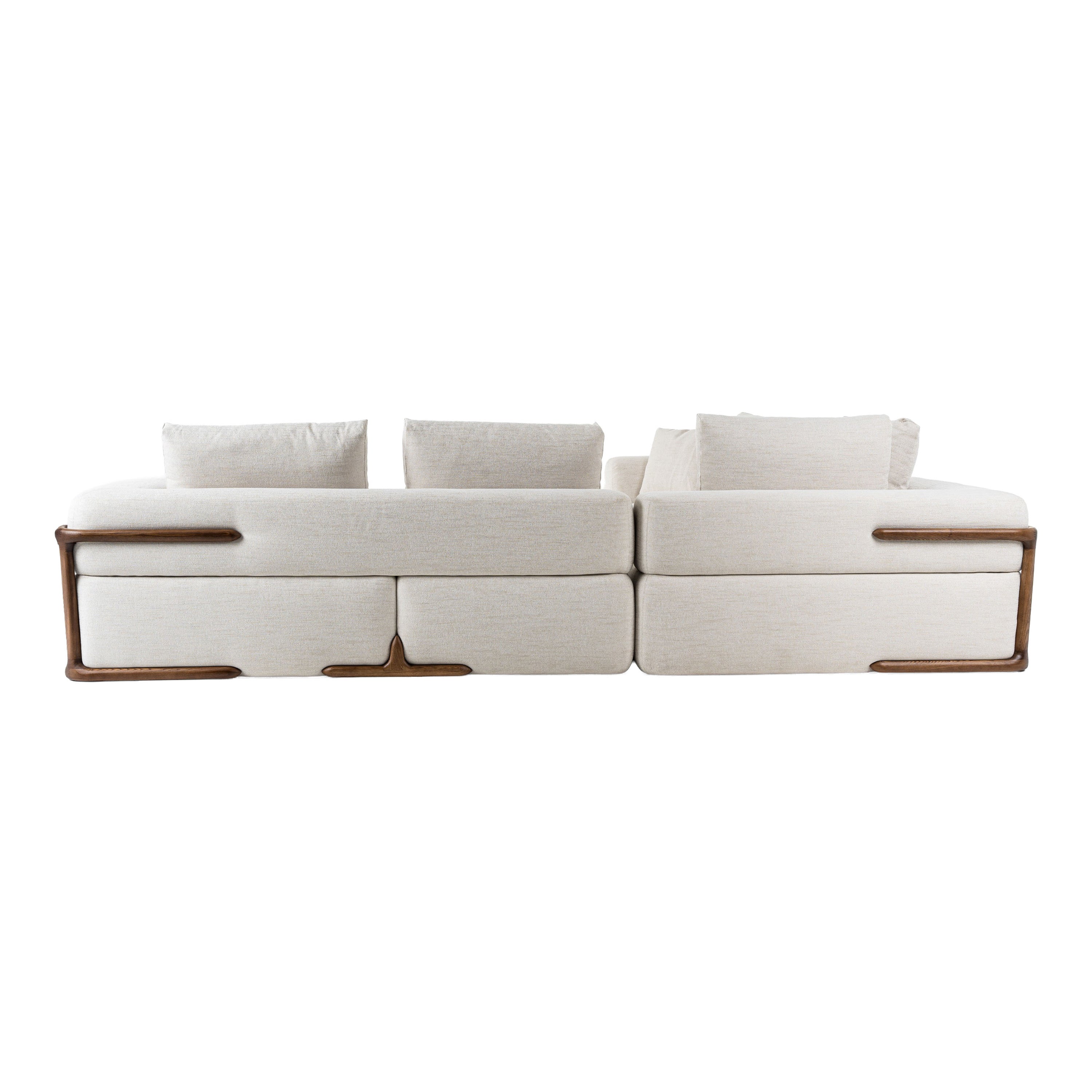 Simone Modern Fabric Sectional Sofa