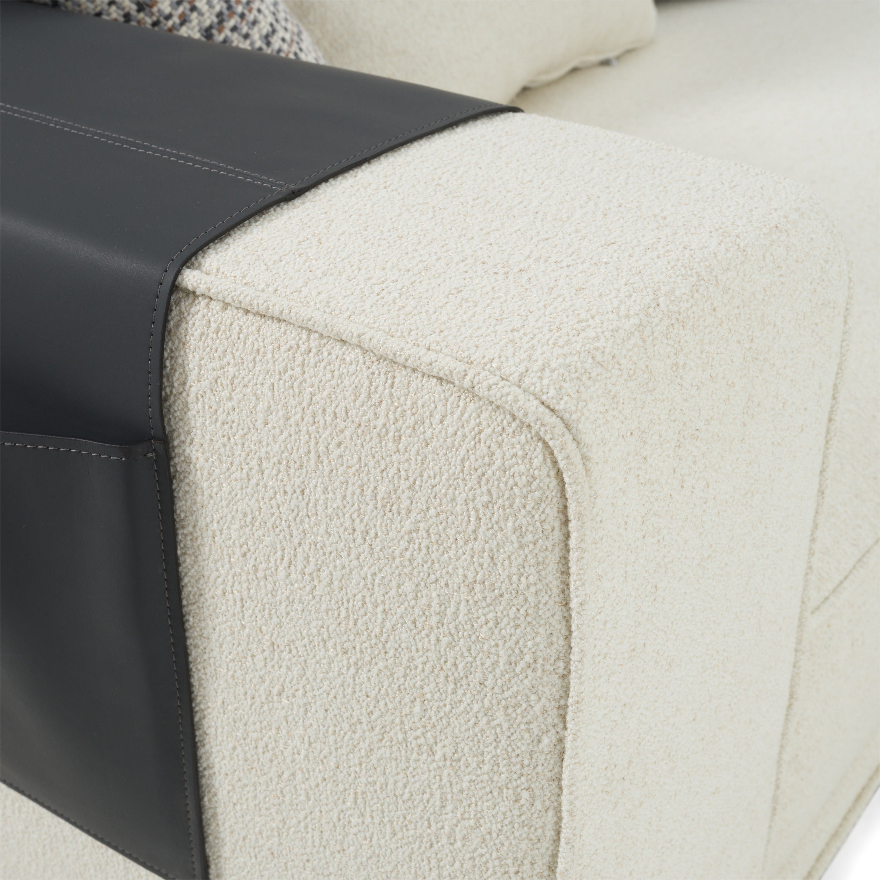 Siret Modern Fabric Modular Sectional Sofa W/ Coffee Table