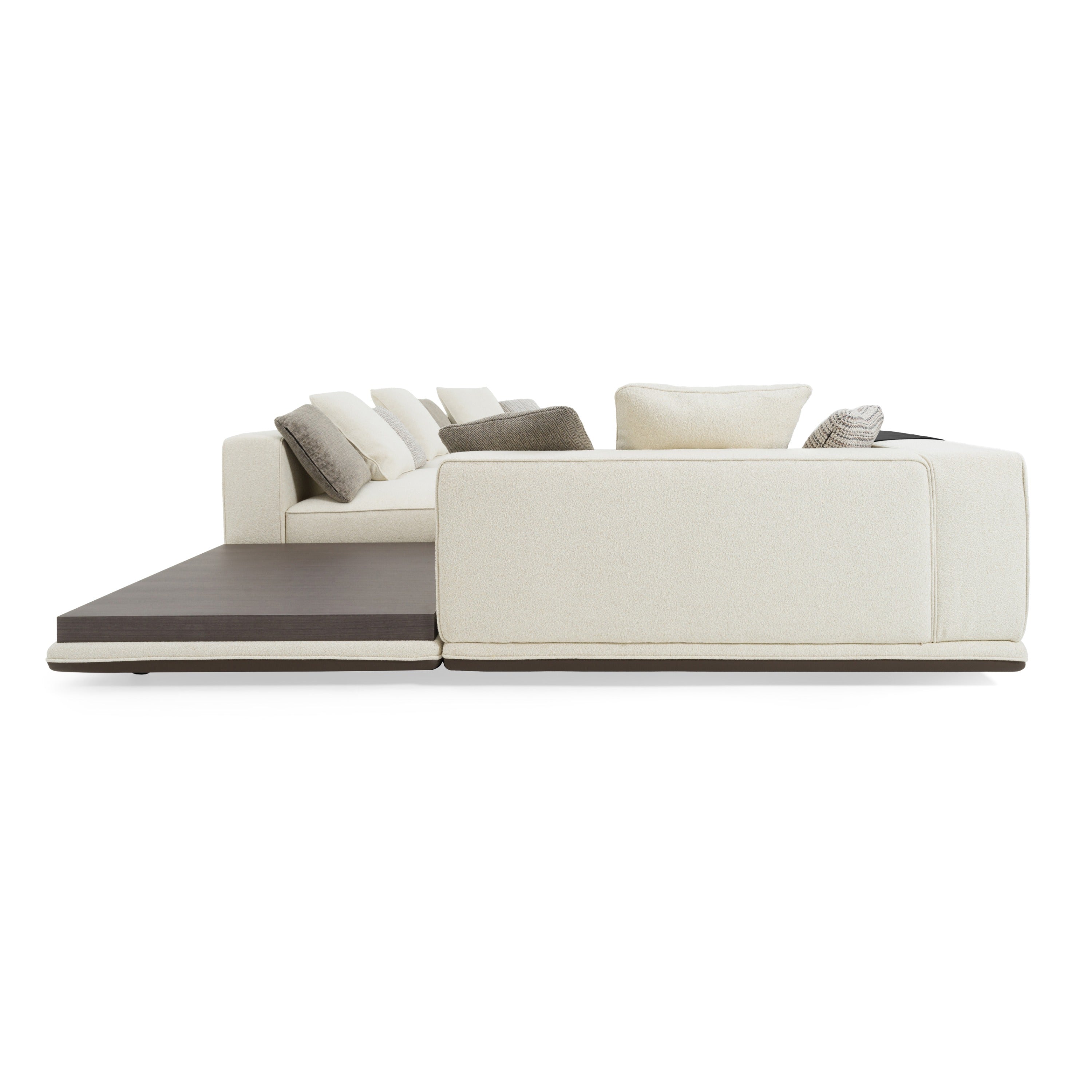 Siret Modern Fabric Modular Sectional Sofa W/ Coffee Table
