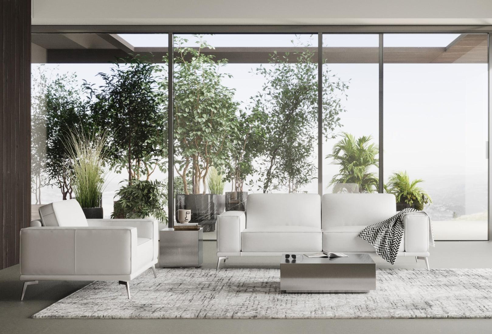 Soho Contemporary Italian Leather Sofa