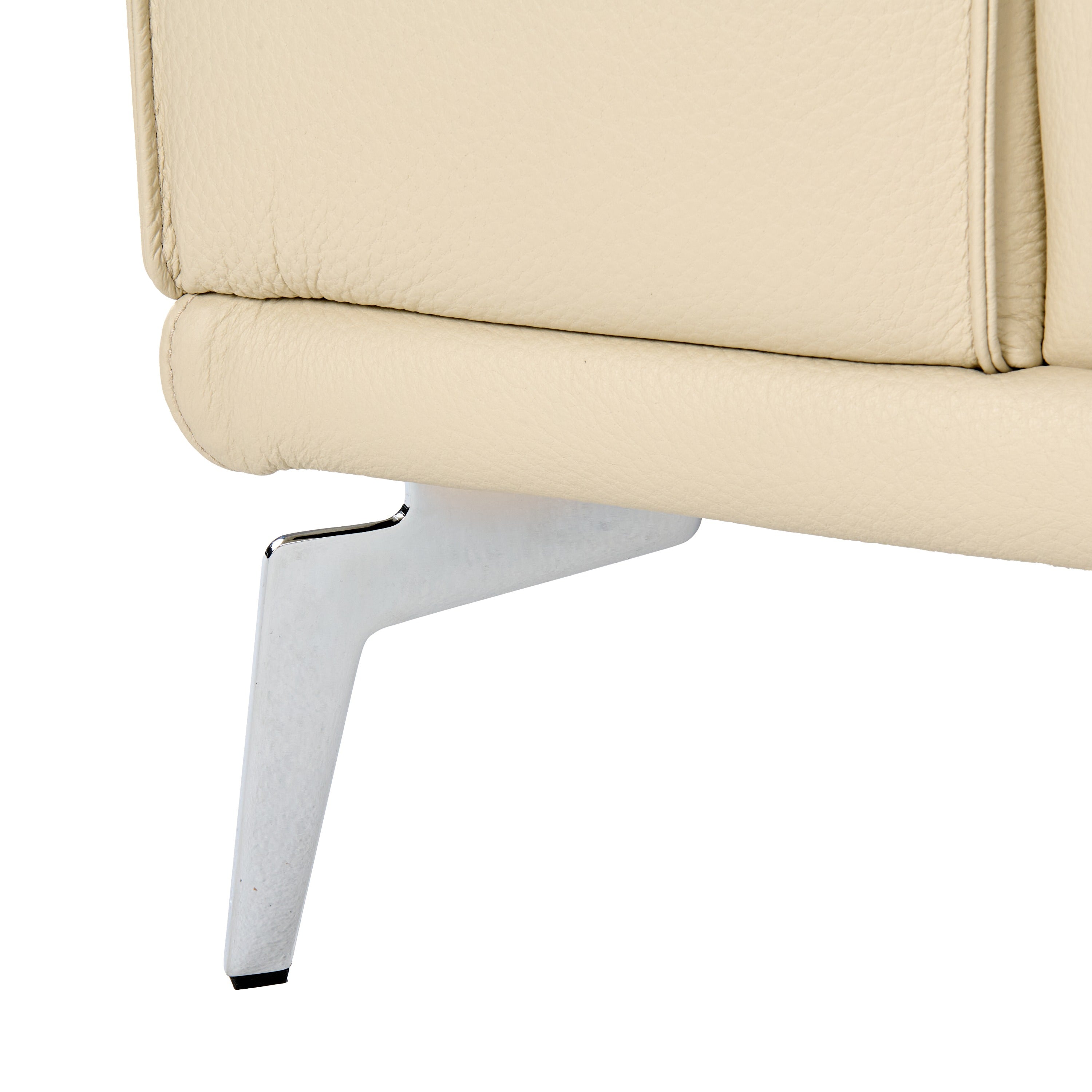 Soho Italian Off Leather Sofa