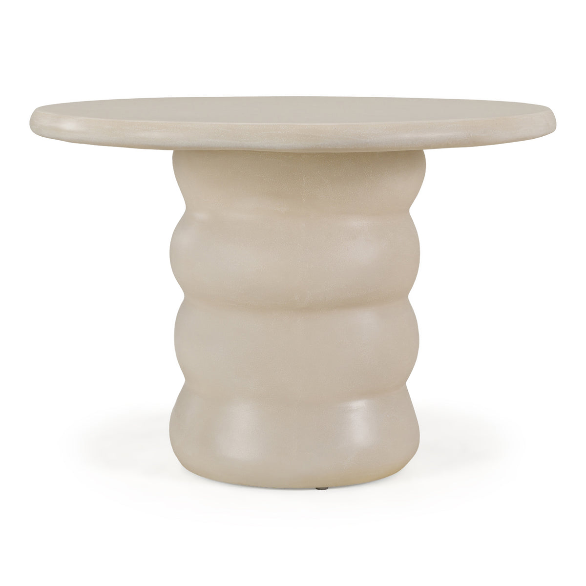 Sosso - Modern Round Fiberform Dining Table