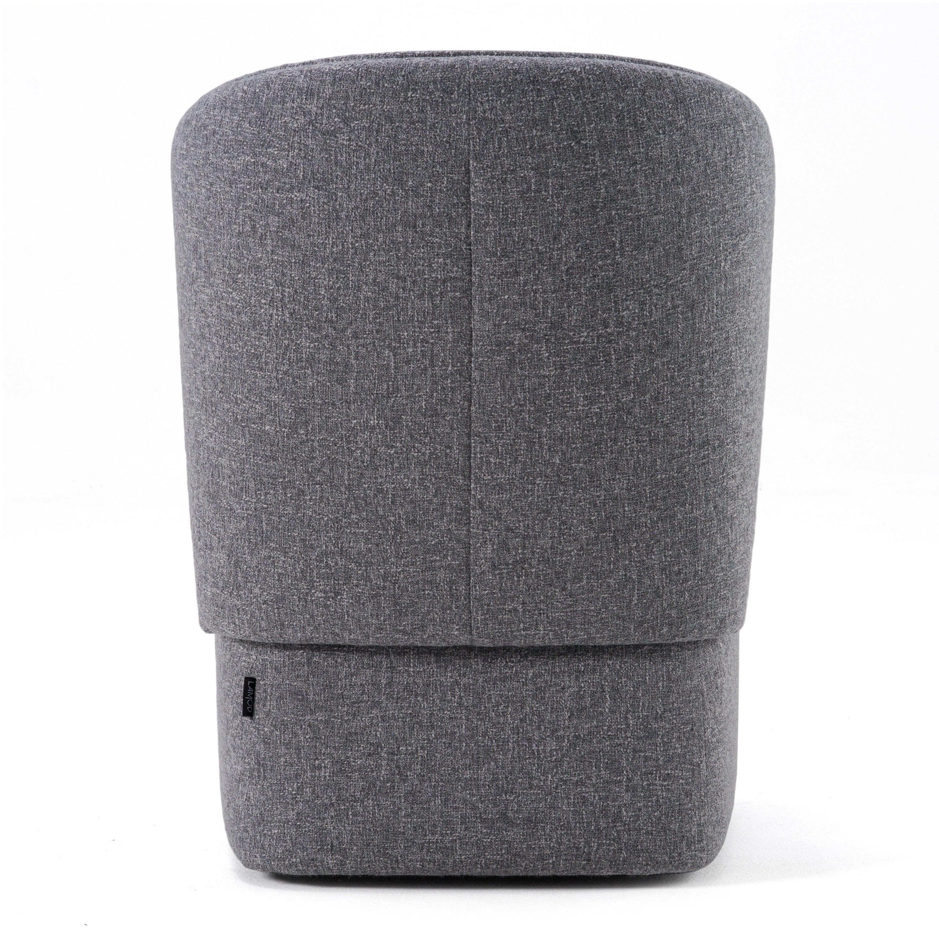 Modrest Souza Modern Fabric Swivel Dining Chair