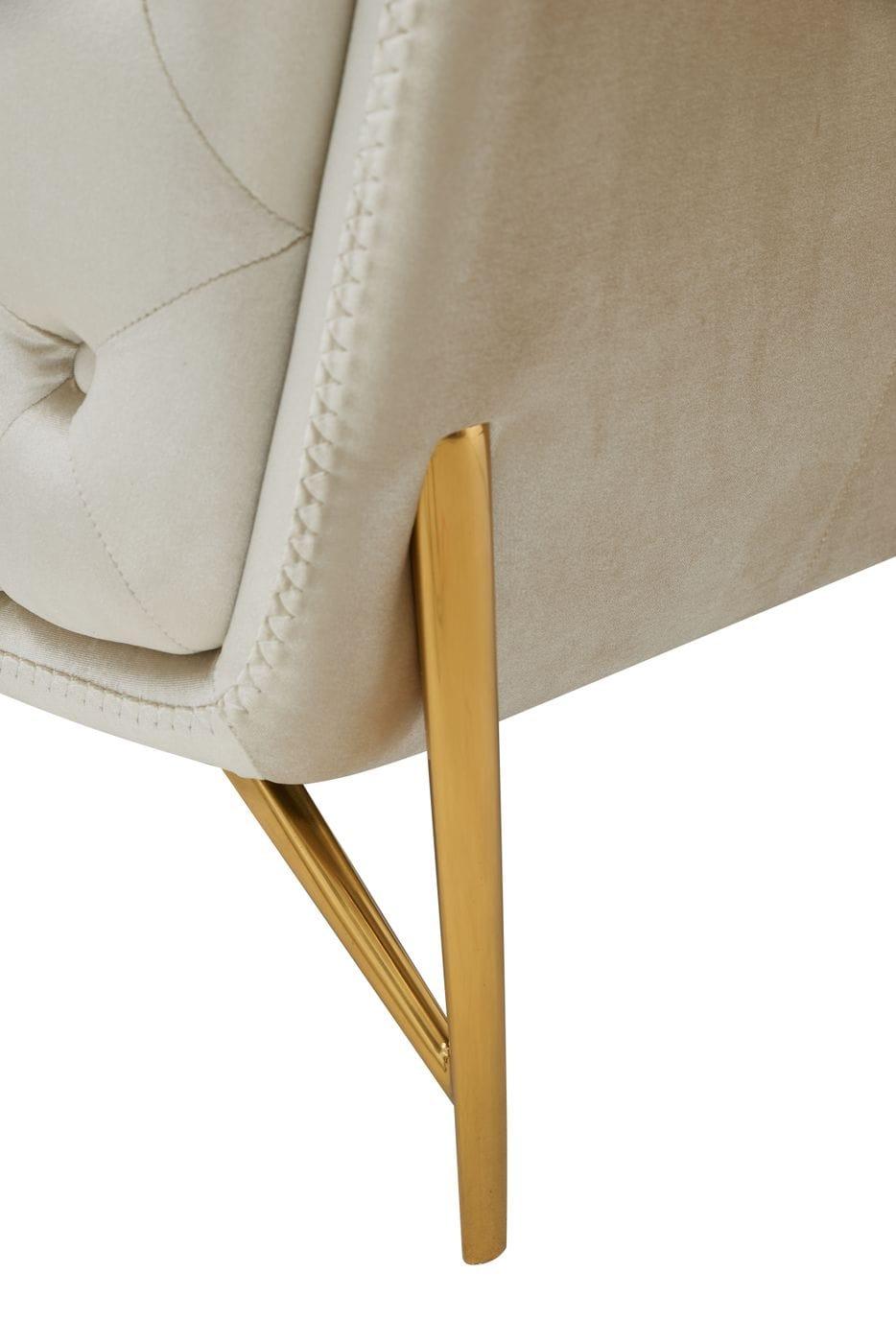 Stella Transitional Velvet Loveseat