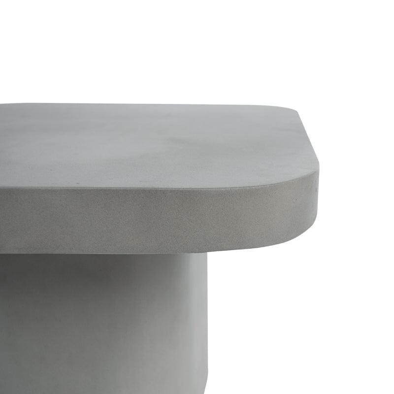 Flores Modern Concrete End Table