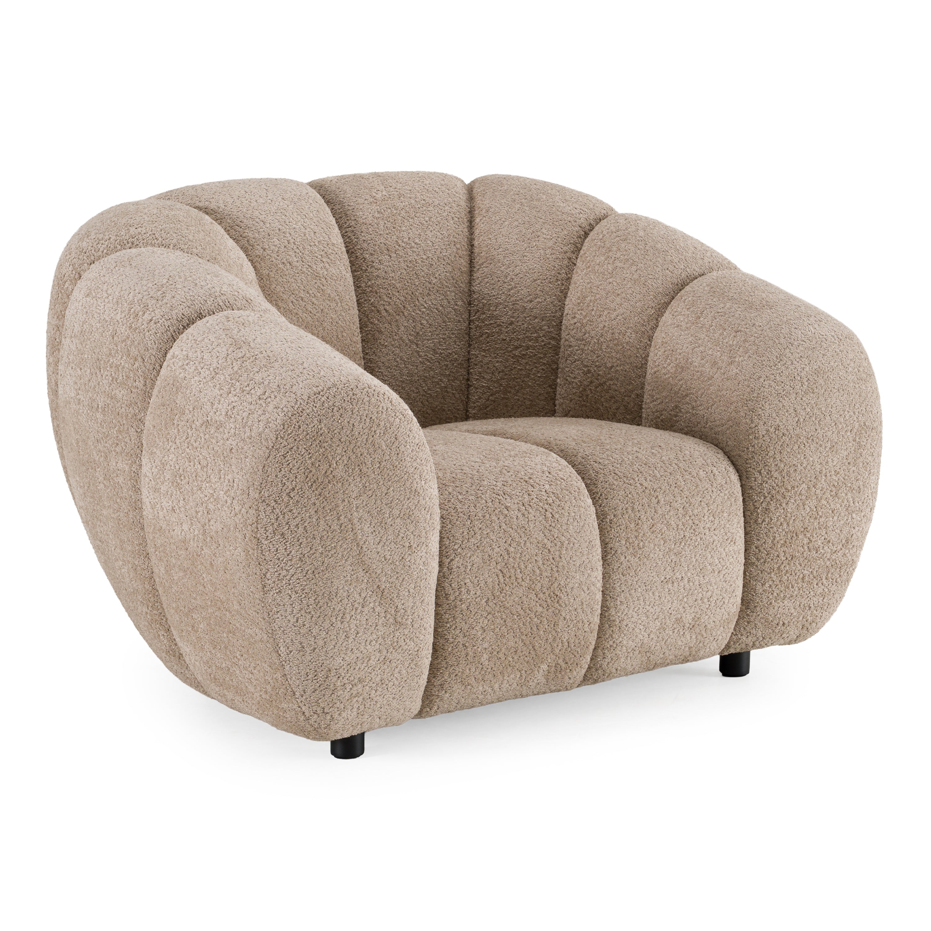Suki Modern Fabric Lounge Chair
