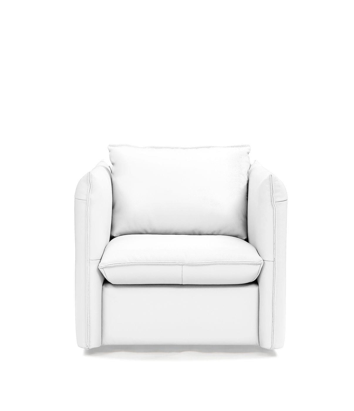 Divani Casa Tamworth Modern Leather Swivel Lounge Chair