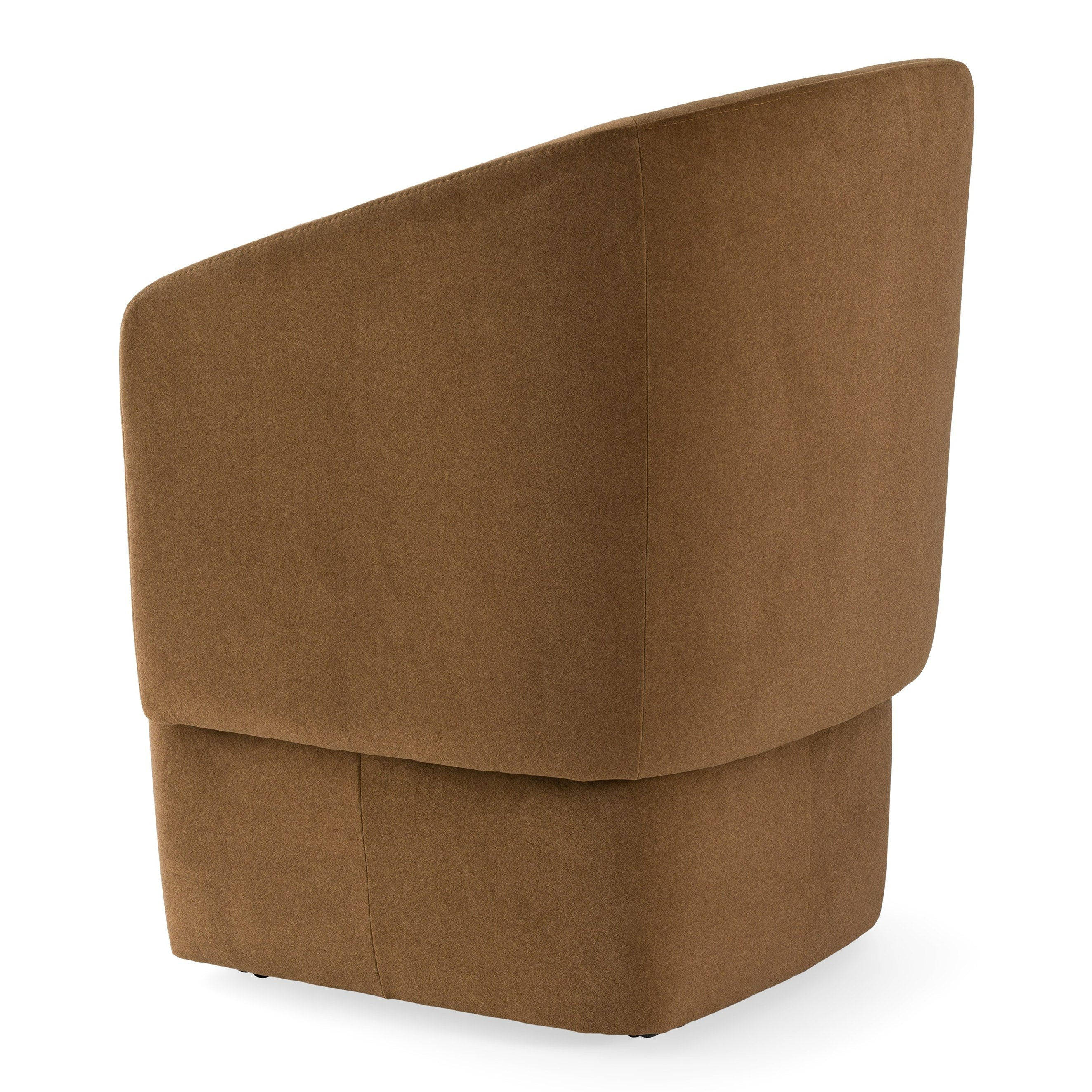 Tassell Modern Fabric Dining Chair w/ Castor Wheels