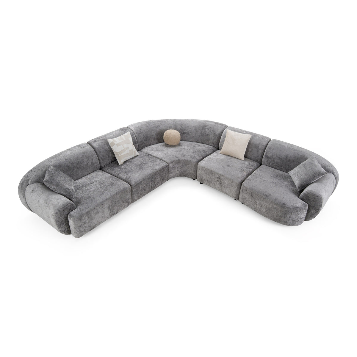 Terra - Modern Fabric Sectional Sofa