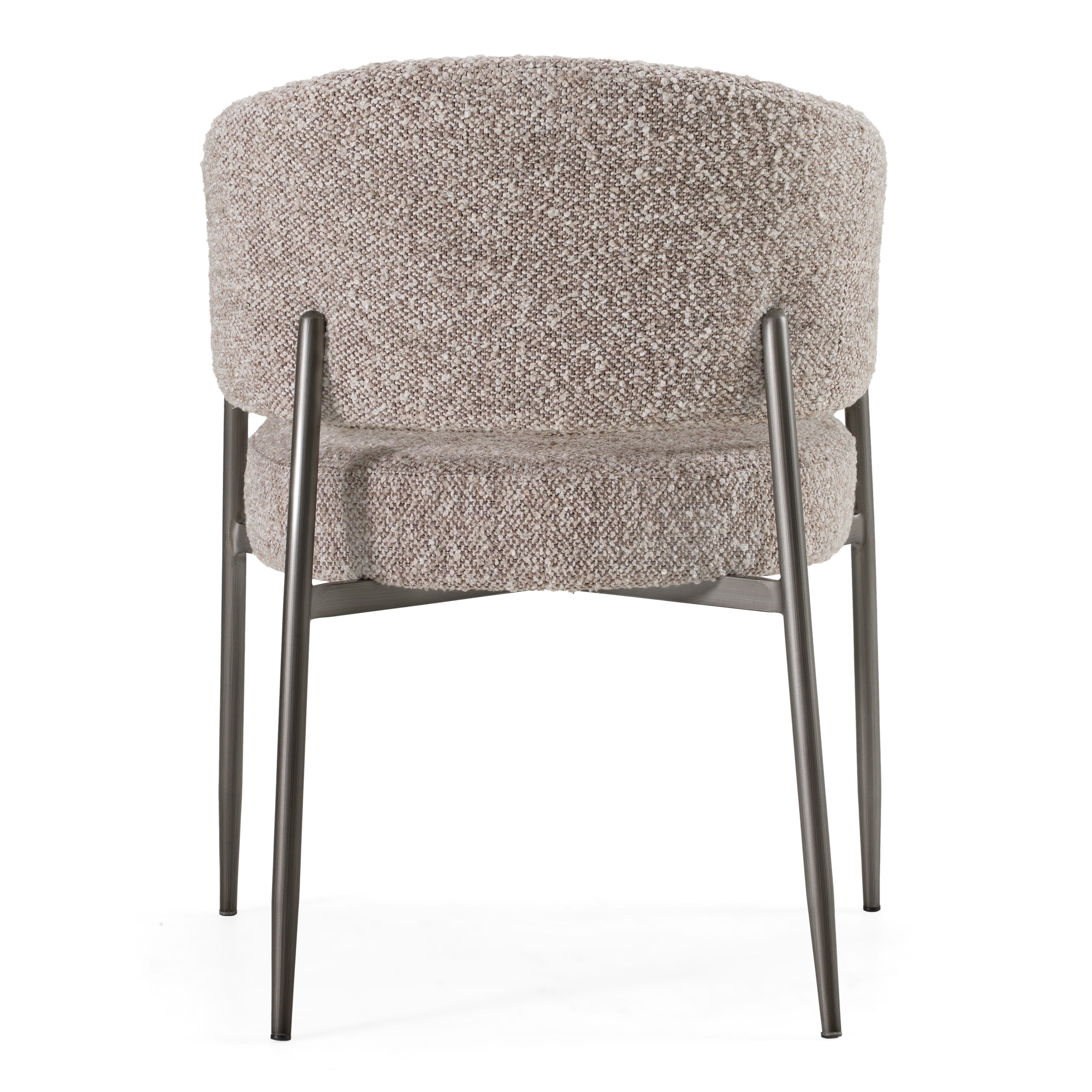 Thomas Modern Fabric Pewter Dining Chair