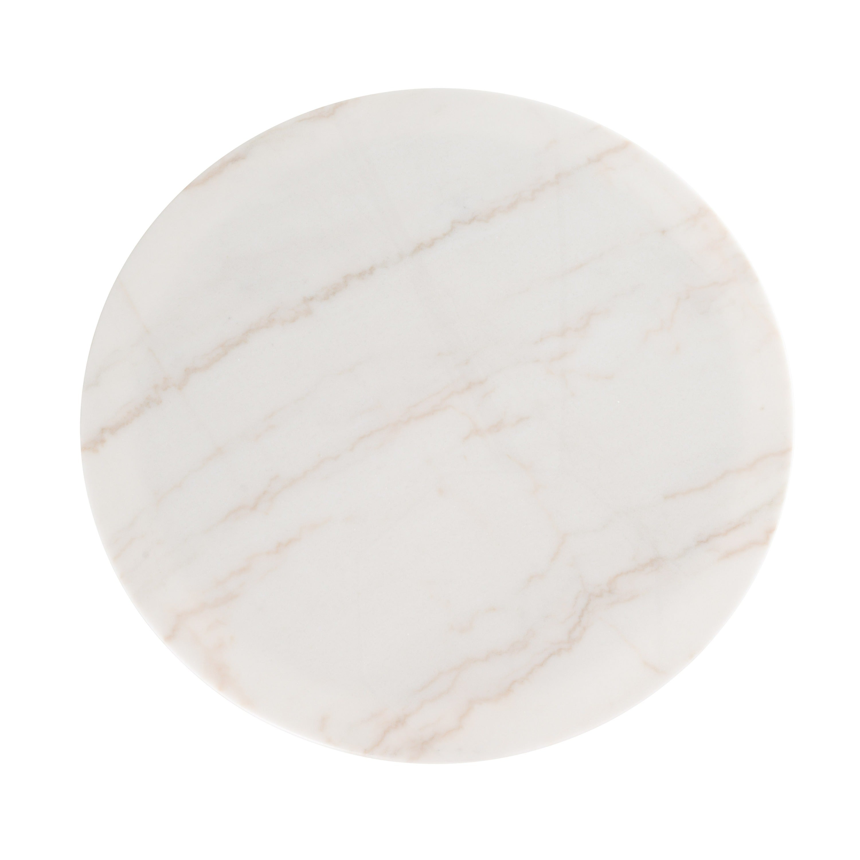 Modrest Tilly Glam Marble Round Dining Table