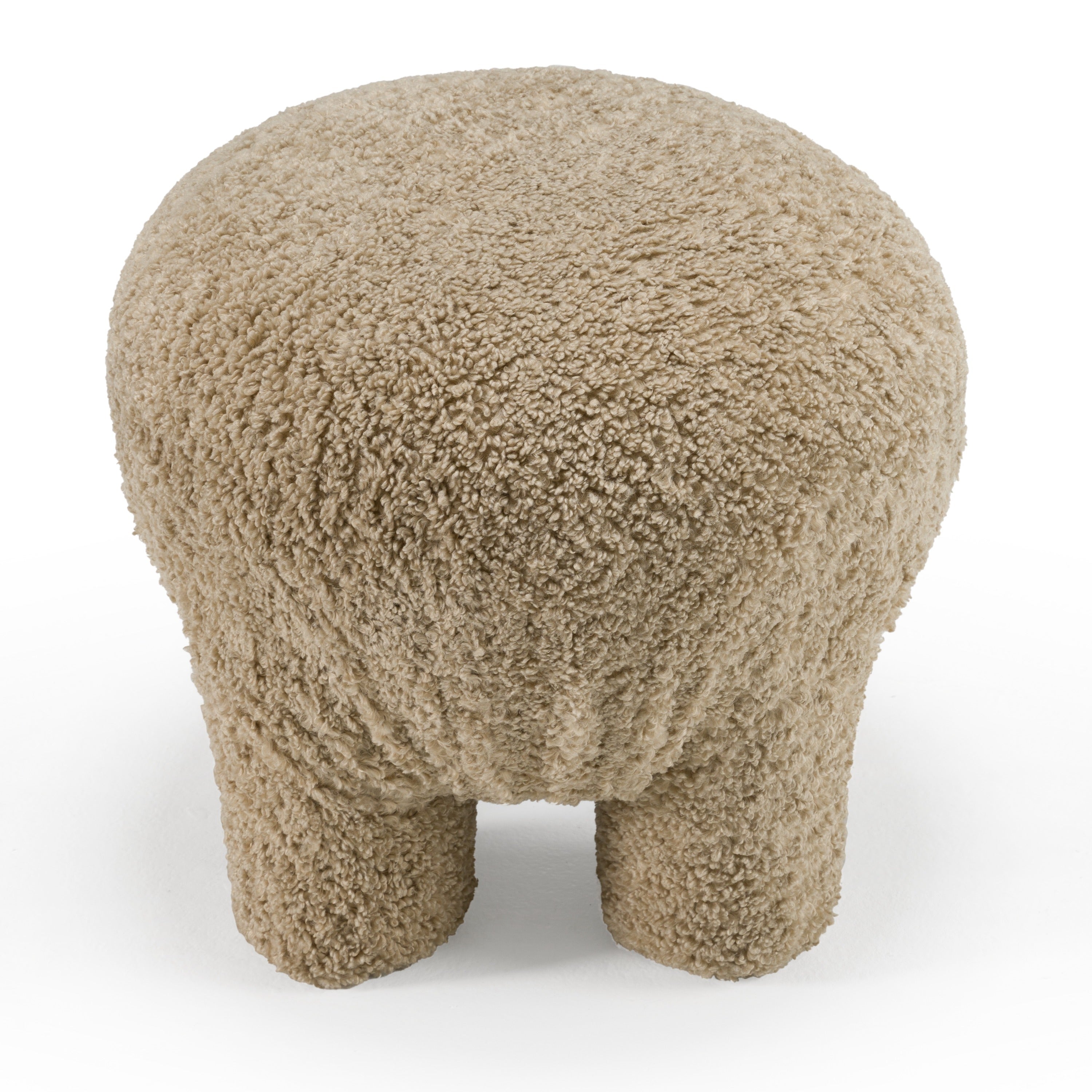 Divani Casa Trevor Modern Fabric Ottoman