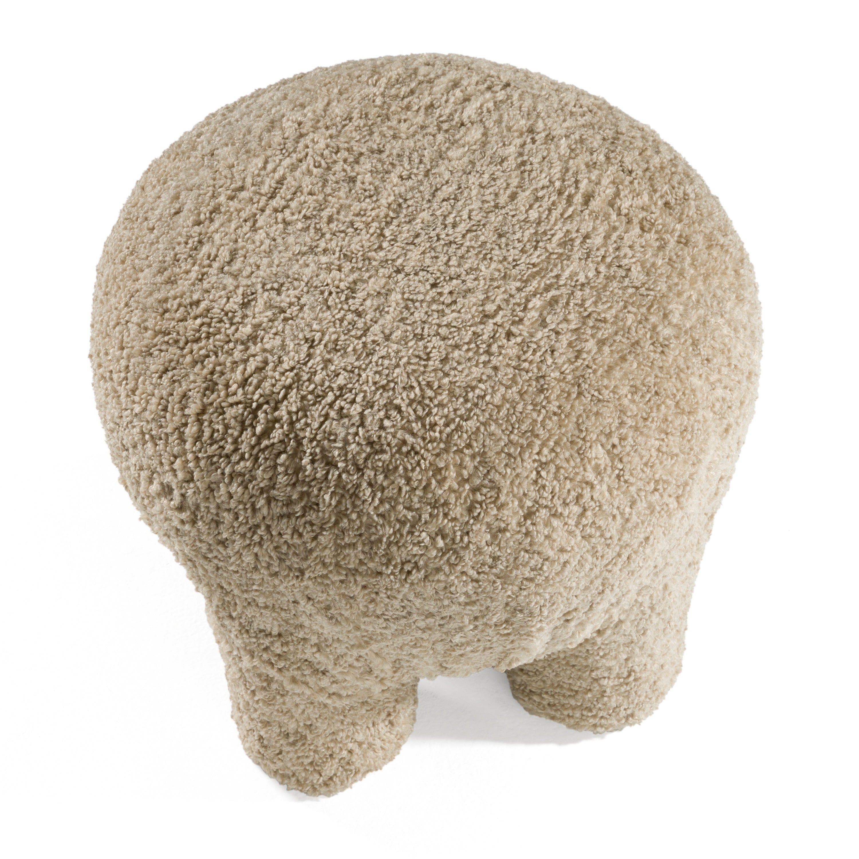 Divani Casa Trevor Modern Fabric Ottoman