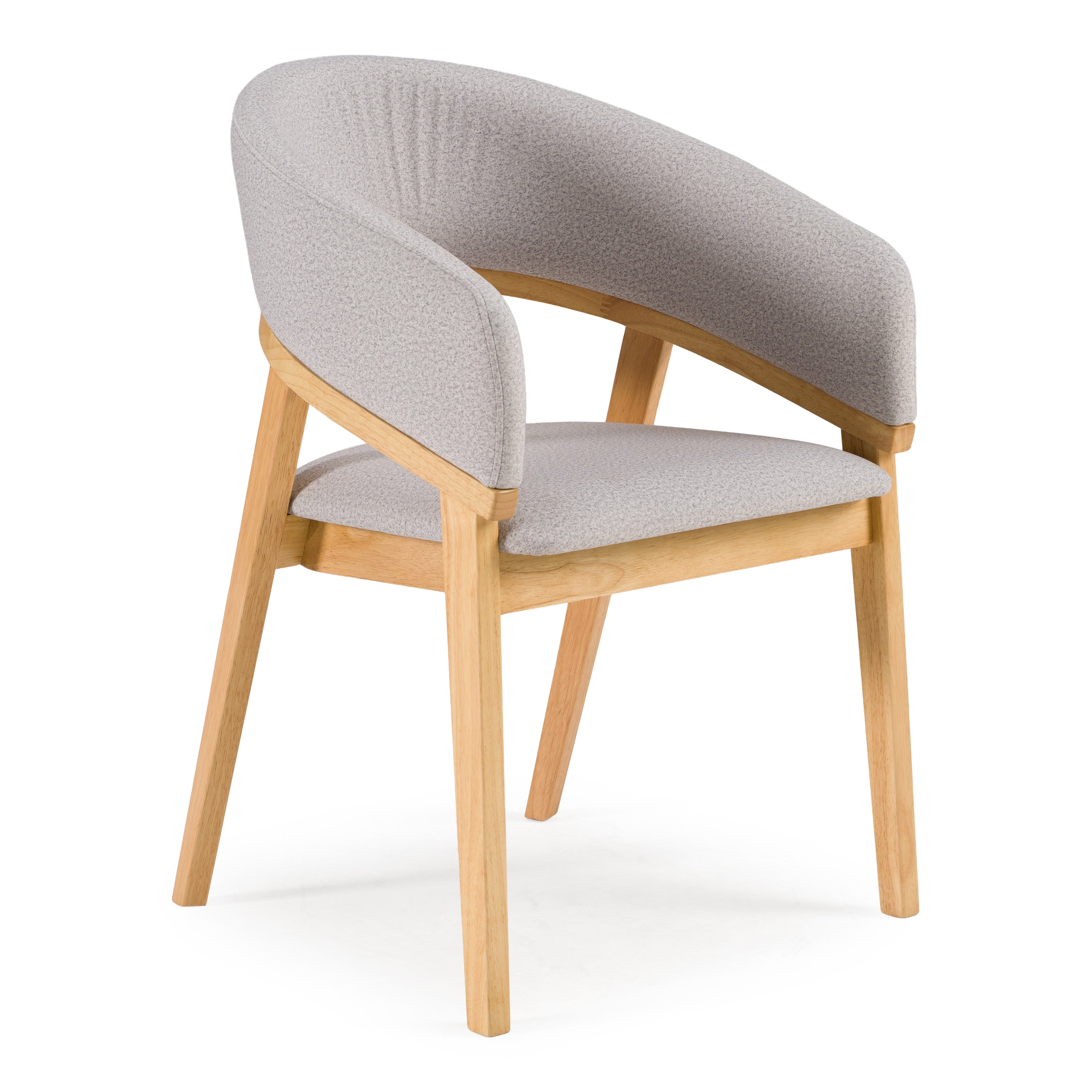 Truman MidCentury Modern Natural Dining Chair