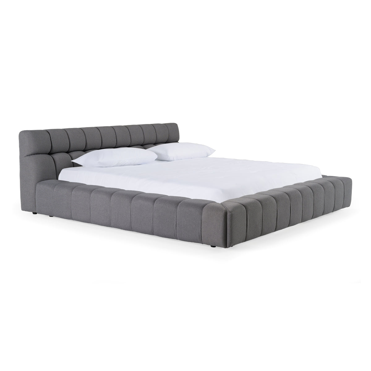 Tyree - Modern Tufted Fabric Bed