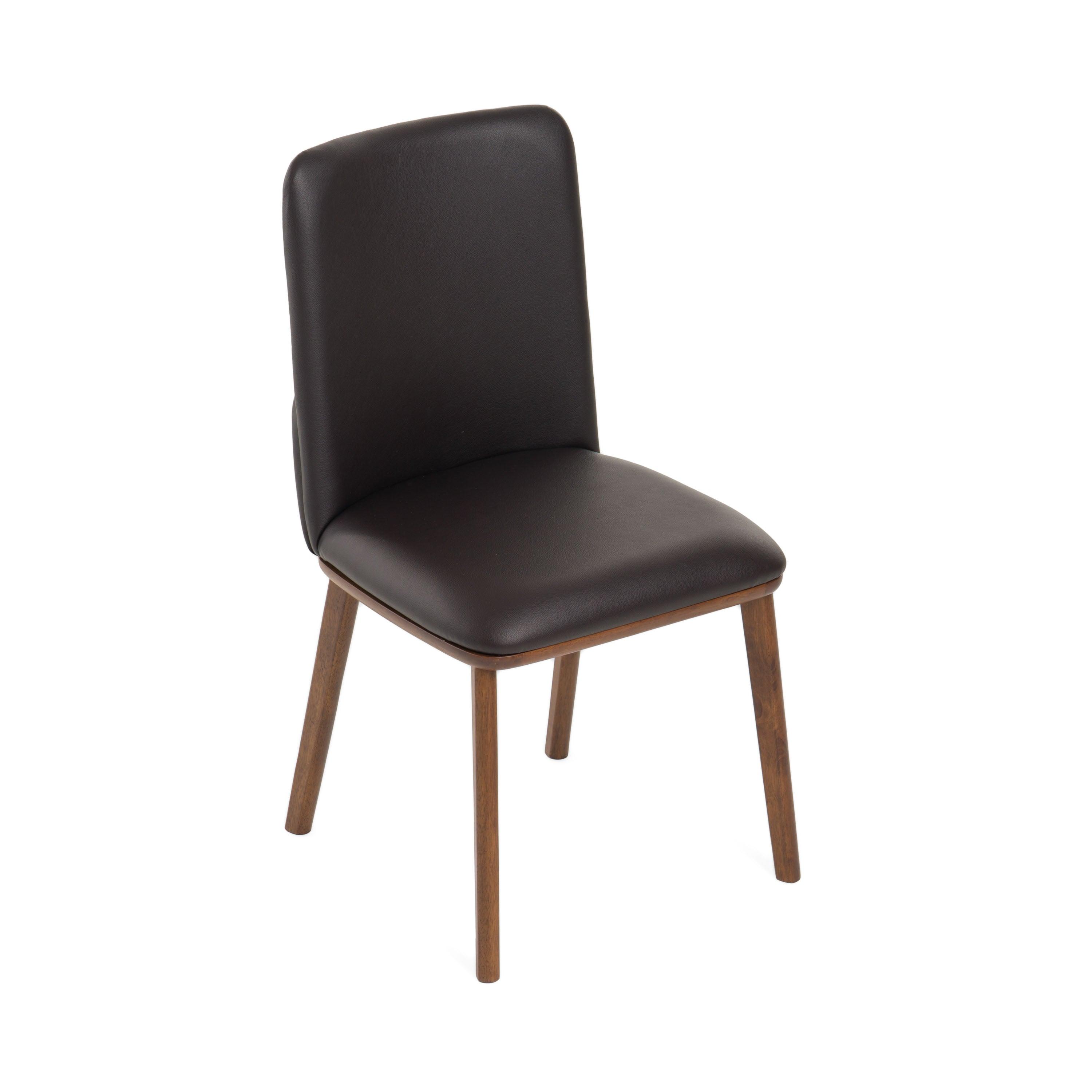 Modrest Utah Modern and EcoLeather Dining Chair Set of 2