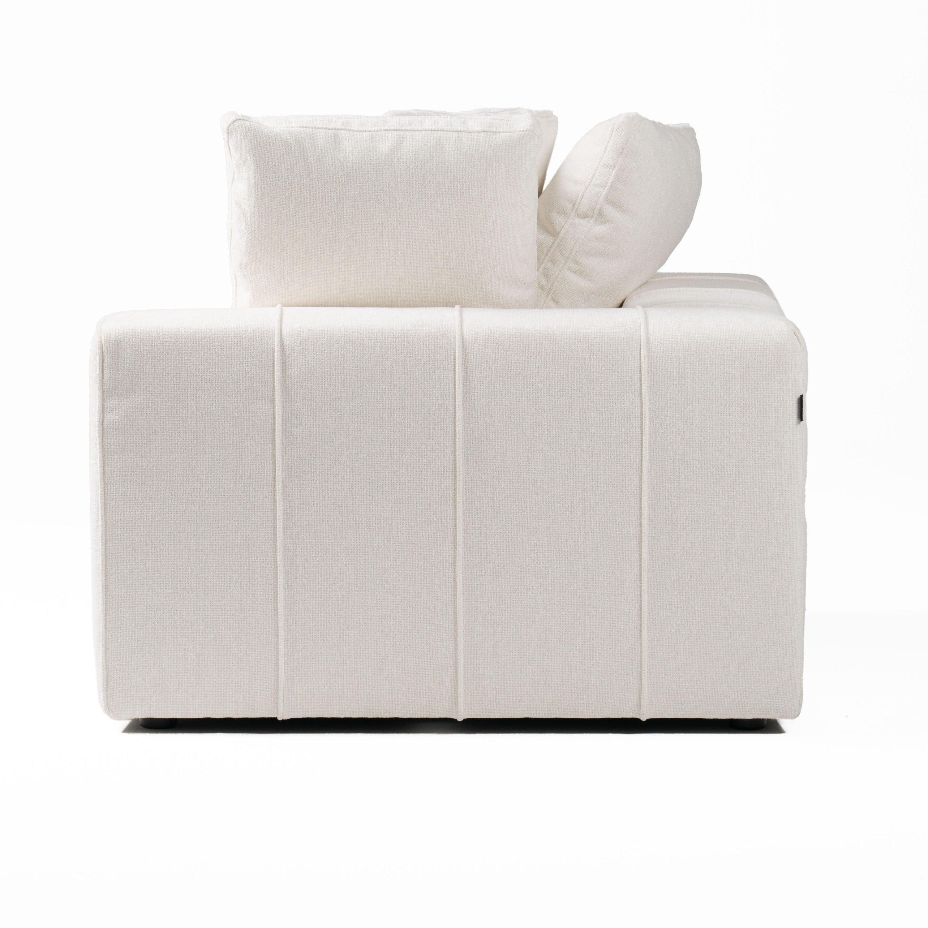 Divani Casa Vicki Modern Fabric Modular Corner Seat
