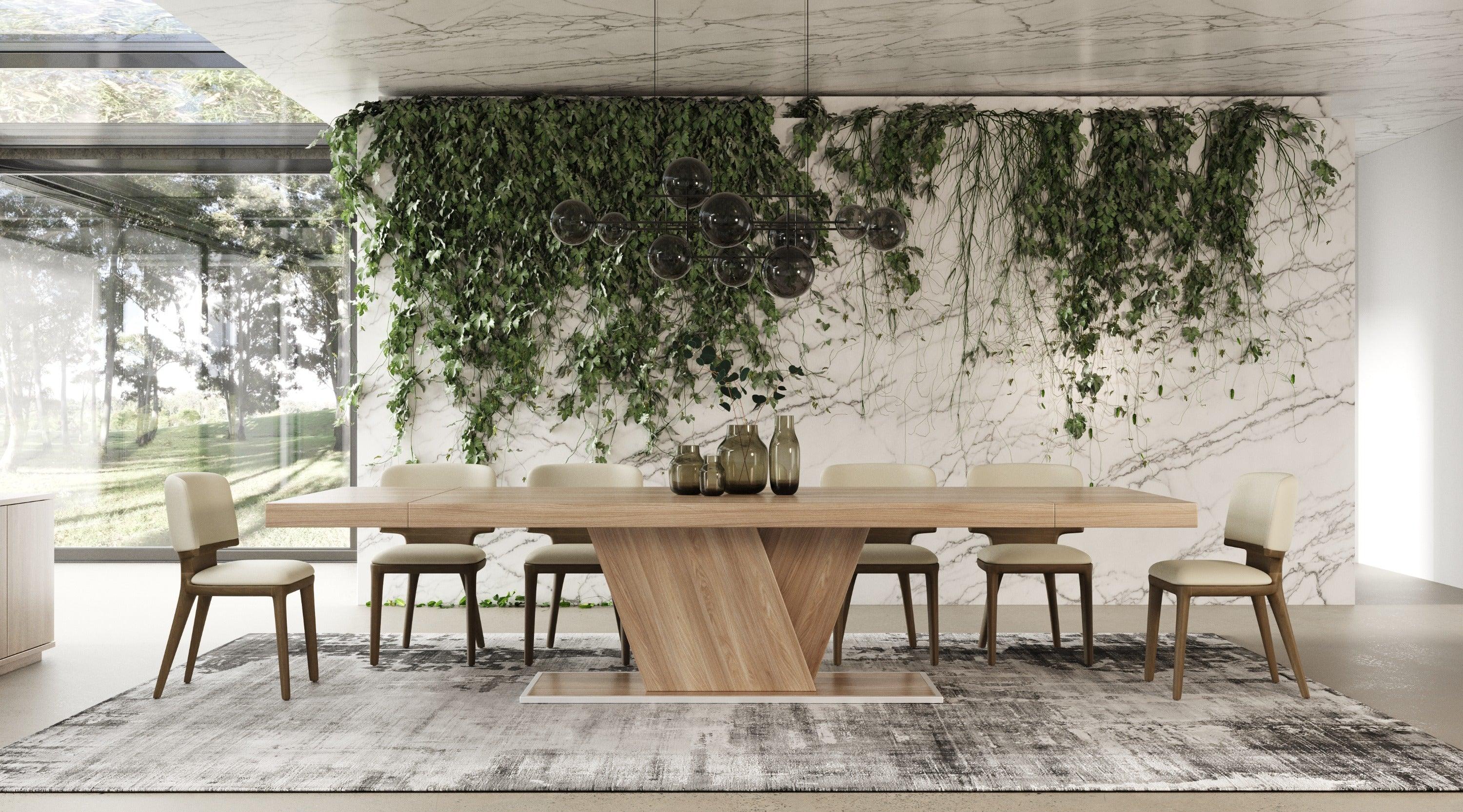 Nova Domus Victoria Italian Modern Caracalla Extendable Dining Table
