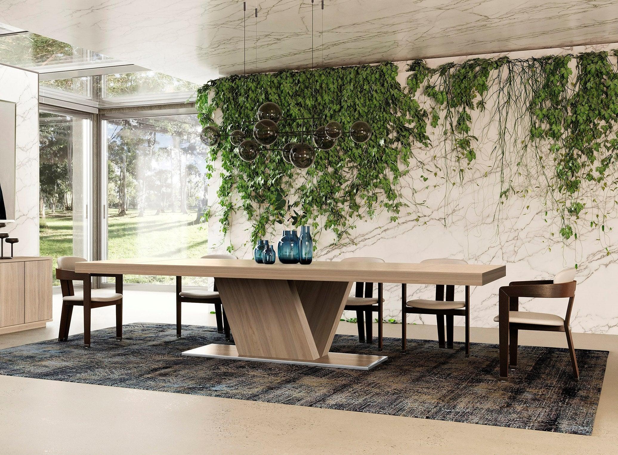 Nova Domus Victoria Italian Modern Caracalla Extendable Dining Table