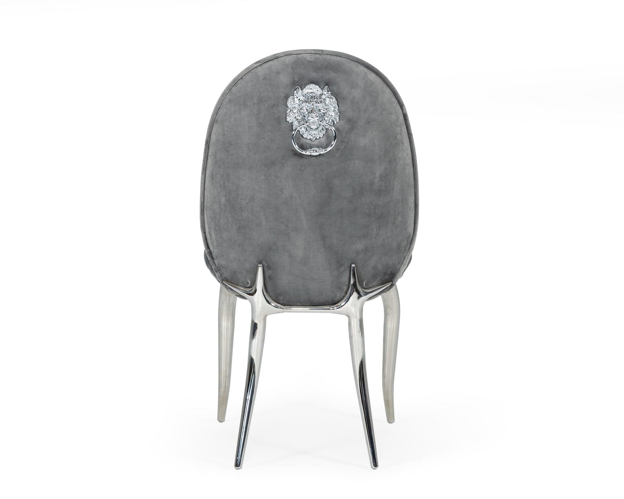 Modrest Vince Glam Velvet Dining Chair Set of 2